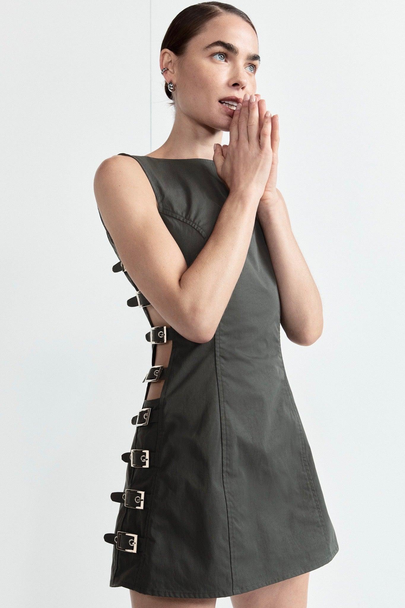 Kenni Mini Dress Slate Product Image