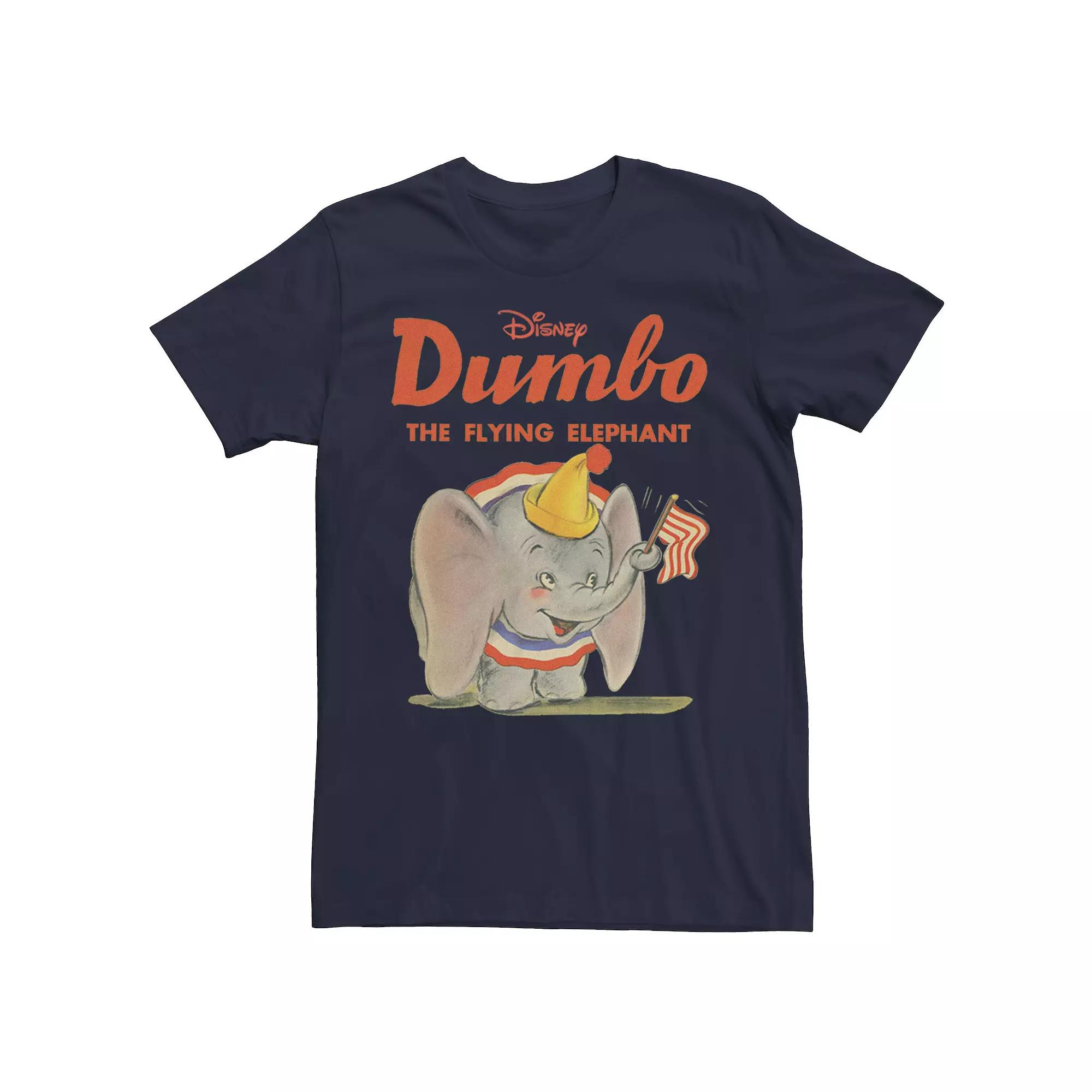 Disney's Dumbo Men's The Flying Elephant Classic Portrait Tee, Size: Medium, Blue Product Image