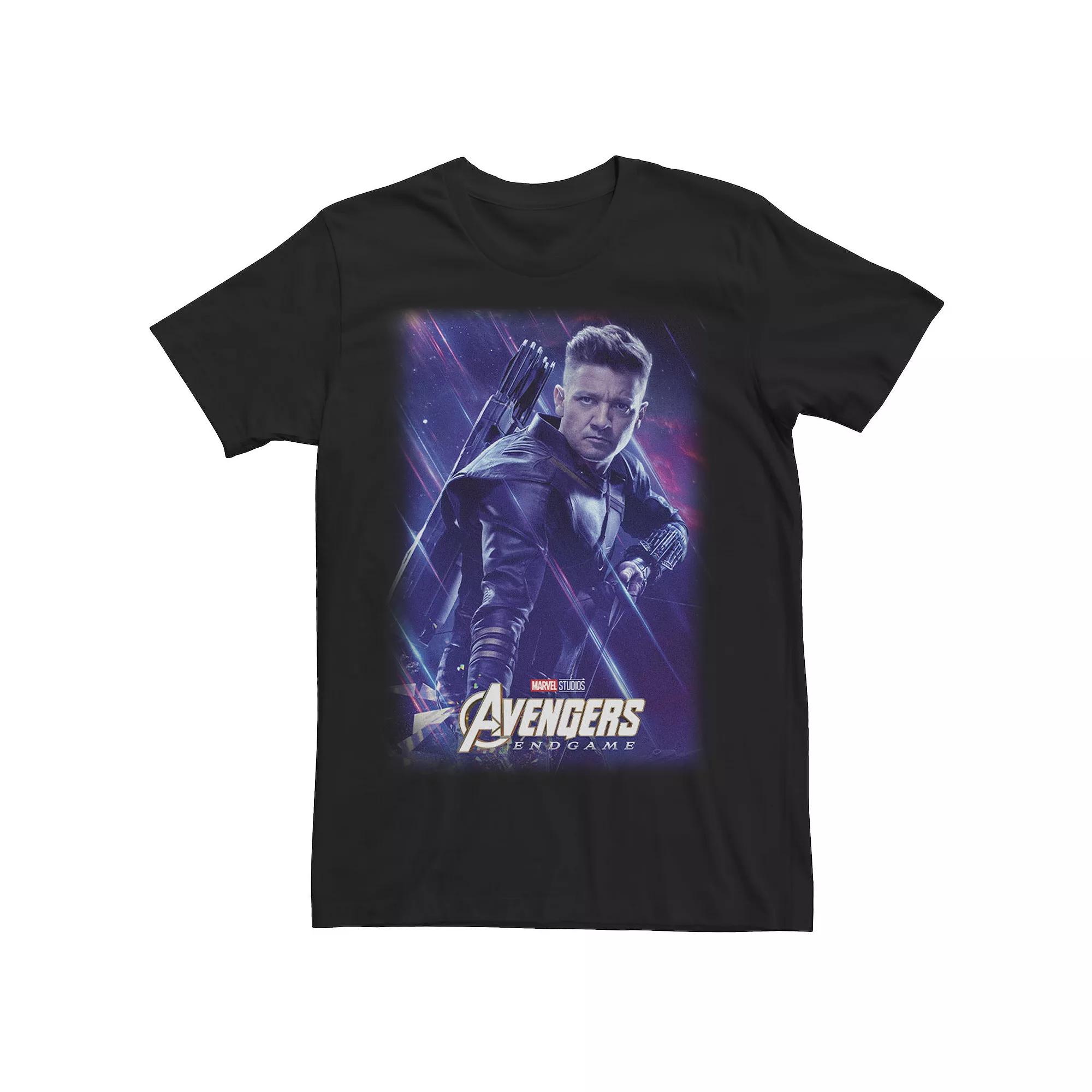 Men's Marvel Avengers Endgame Hawkeye Galactic Poster Tee,  Product Image