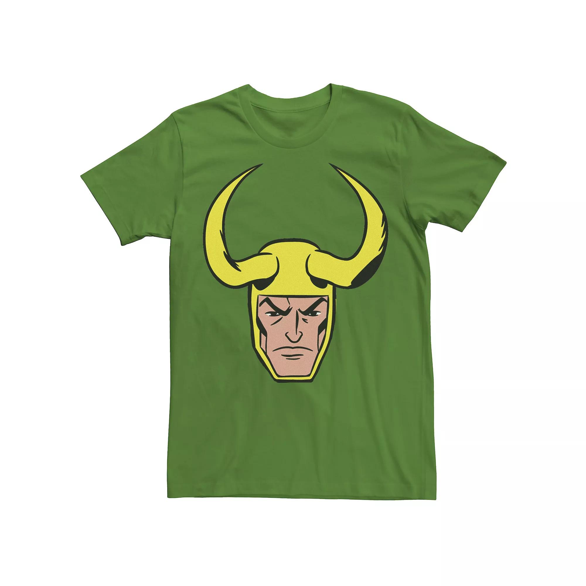Men's Marvel Loki Big Face Graphic Tee,  Product Image