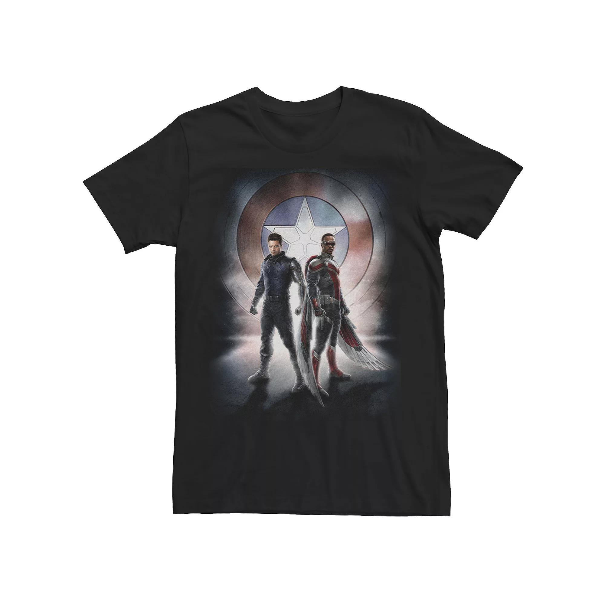 Big & Tall Marvel The Falcon And The Winter Soldier Team Poster Tee, Men's,  Product Image