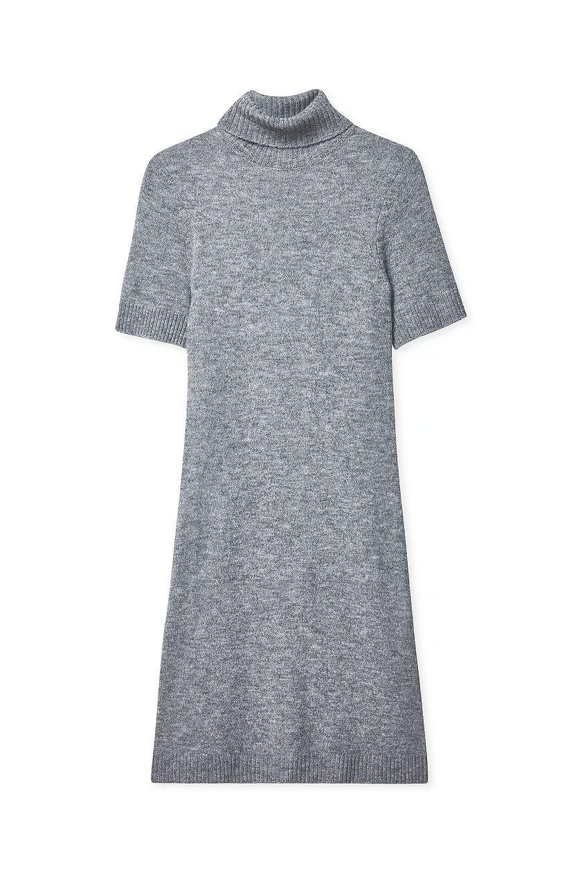 Knitted Short Sleeve Mini Dress Product Image