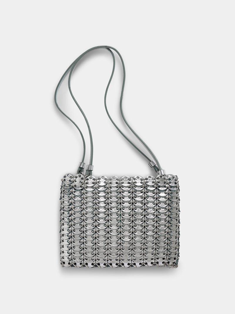 SILVER/BLUE 1969 FLIP BAG IN LEATHER Product Image