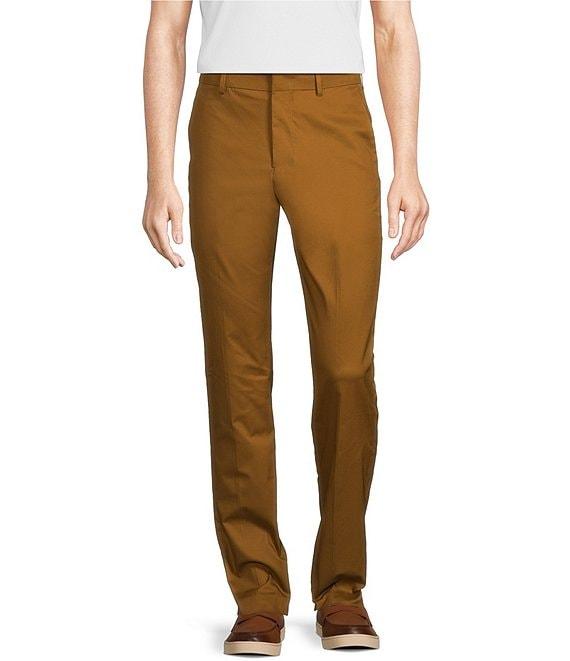 Murano Wardrobe Essentials Alex Slim Fit Flat Front Washed Stretch Chino Pants Product Image