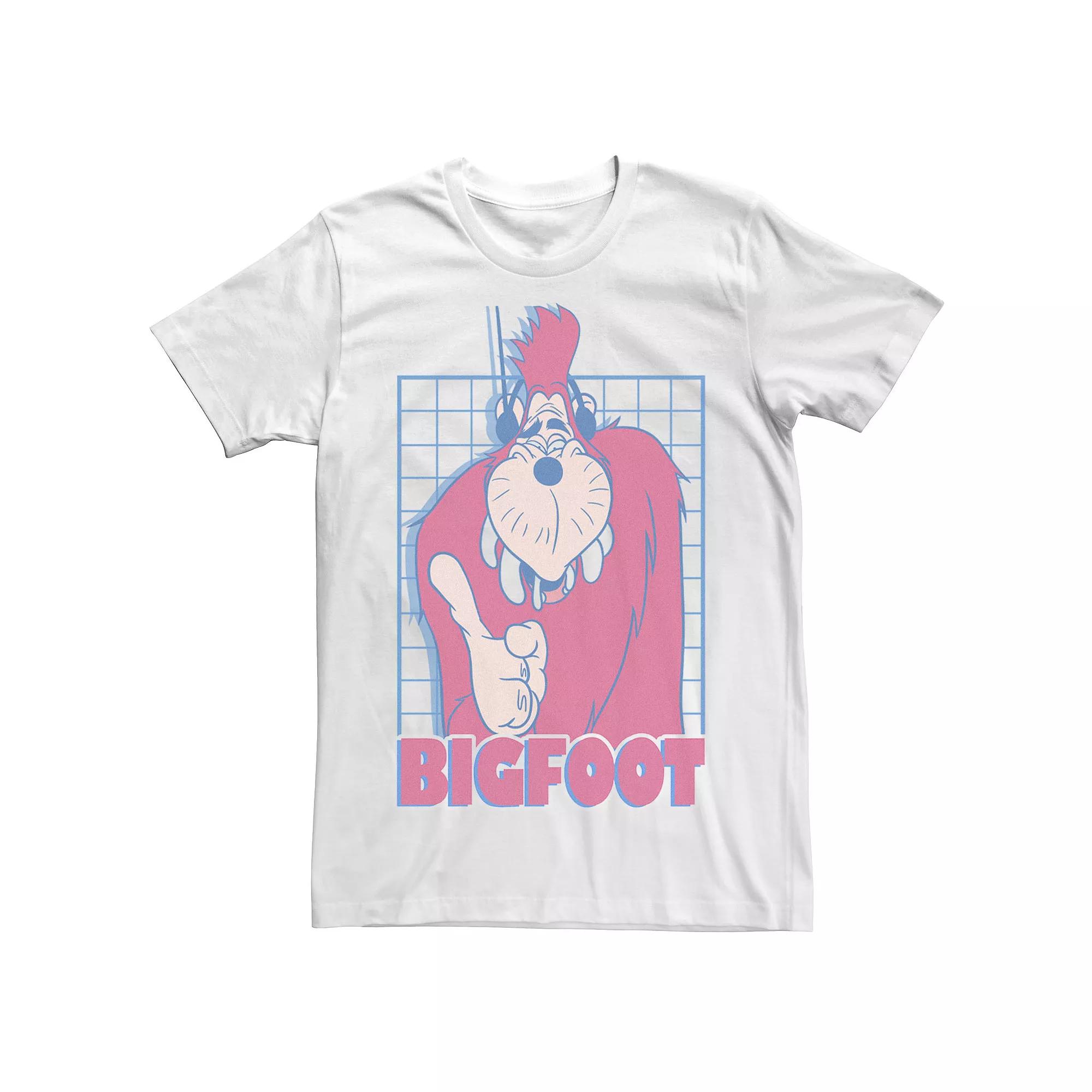 Big & Tall Disney A Goofy Movie Bigfoot Grid Tee, Men's,  Product Image