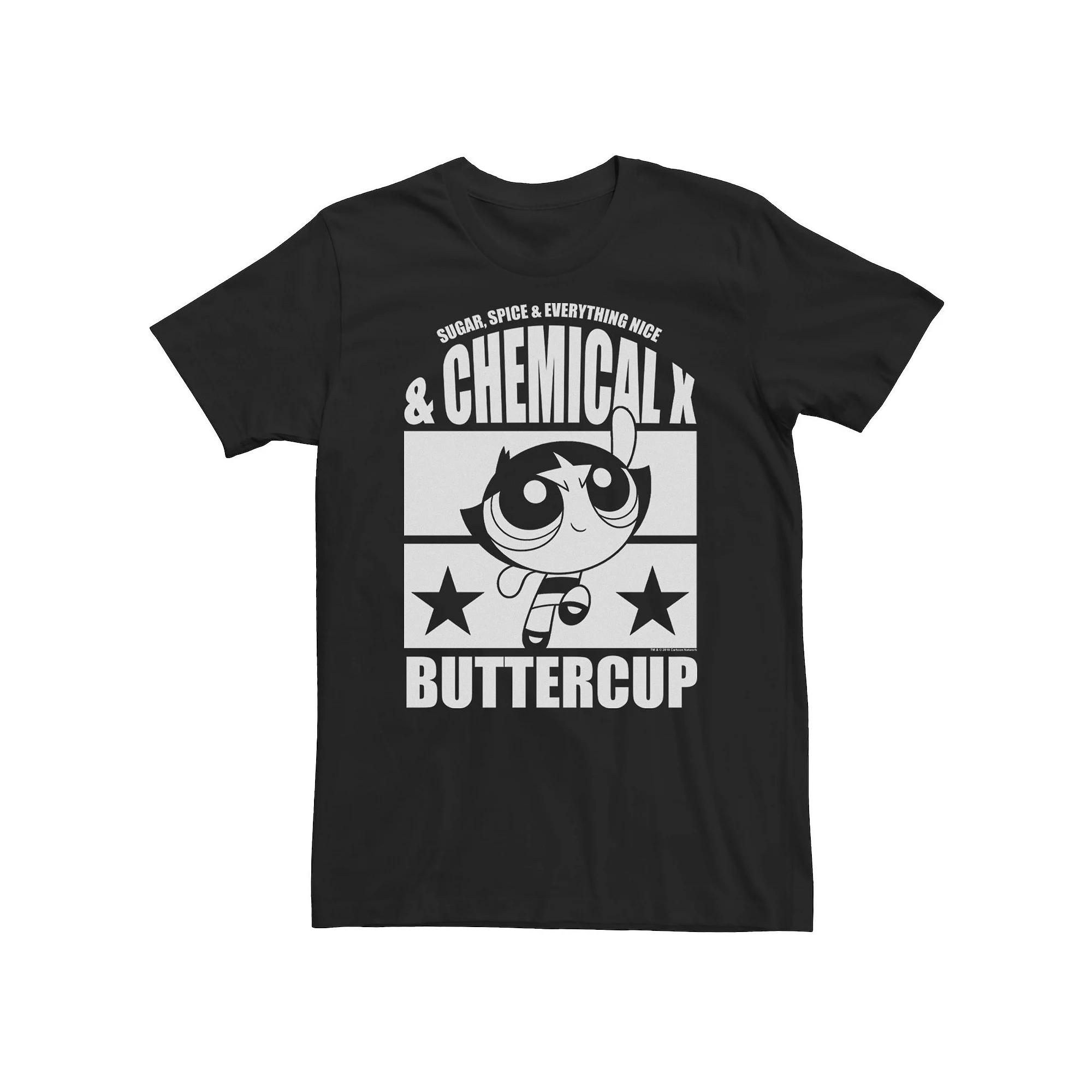 Big & Tall Cartoon Network Powerpuff Girls Buttercup Chemical X Tee, Men's,  Product Image