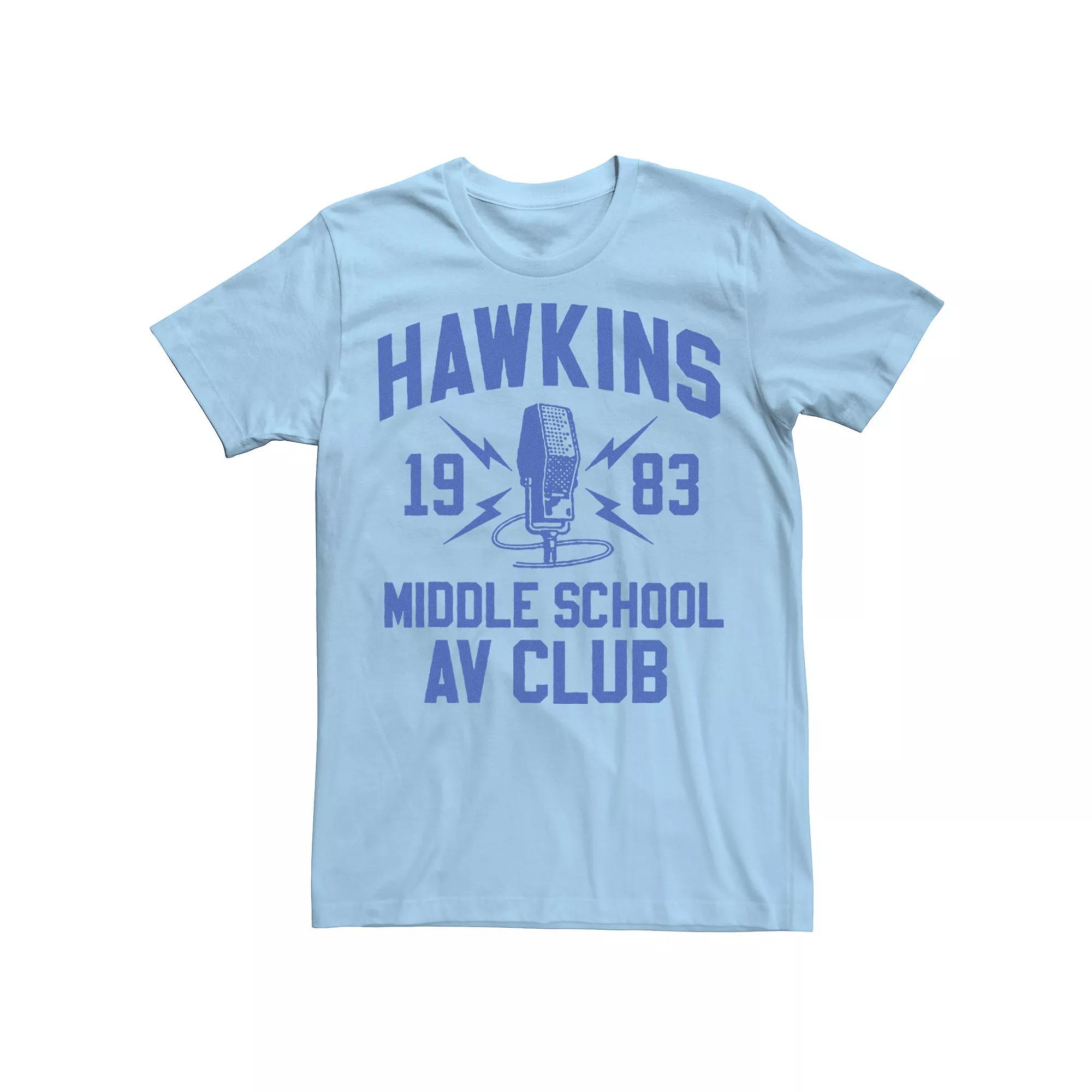Men's Netflix Stranger Things Hawkins Middle School AV Club Tee,  Product Image