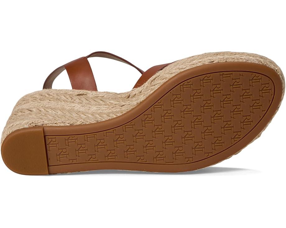 Hilarie Burnished Leather Espadrille Product Image
