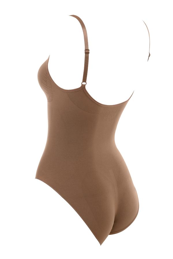  sculpting full brief bodysuit almond Product Image