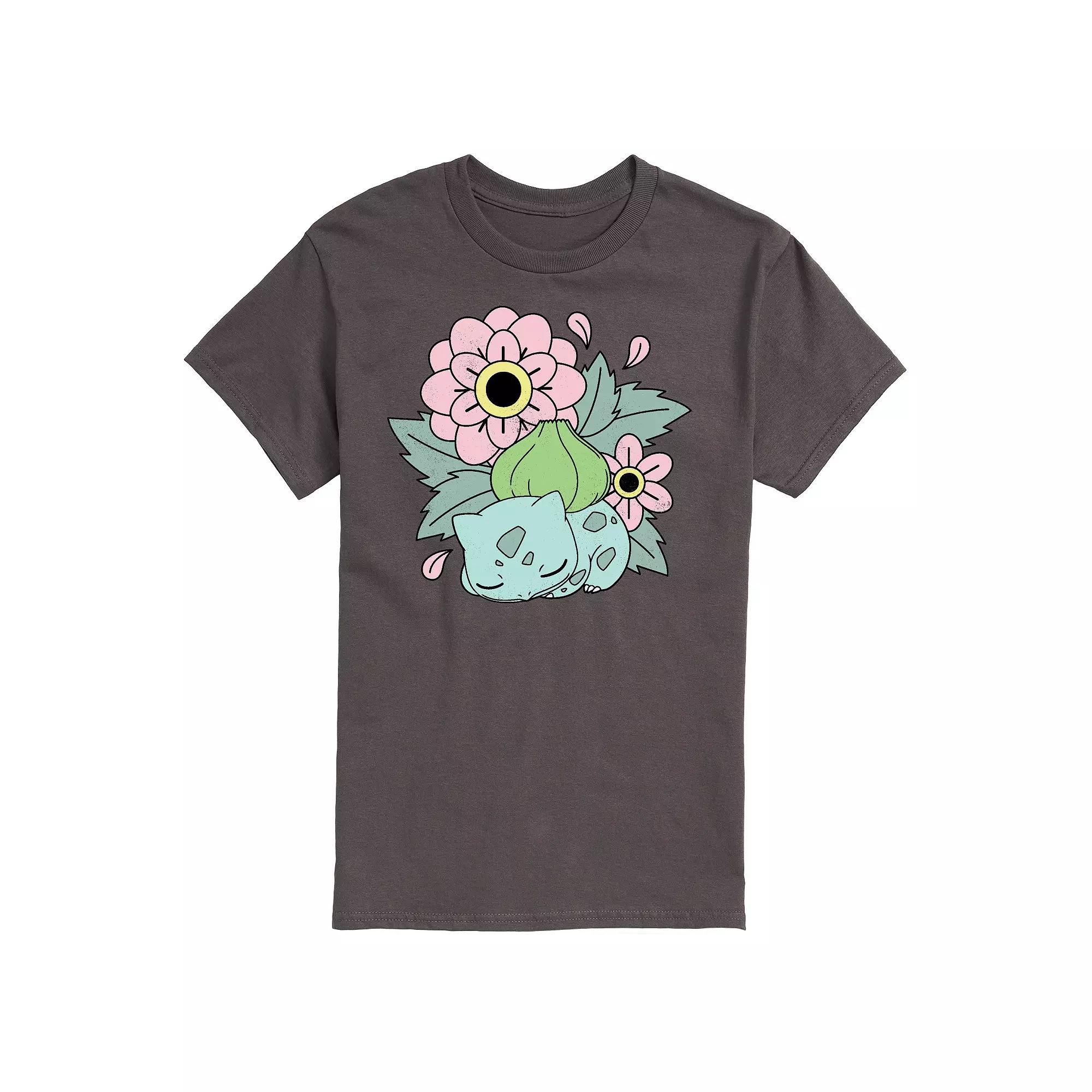 Men's Pokemon Bulba Flowers Tee,  Product Image