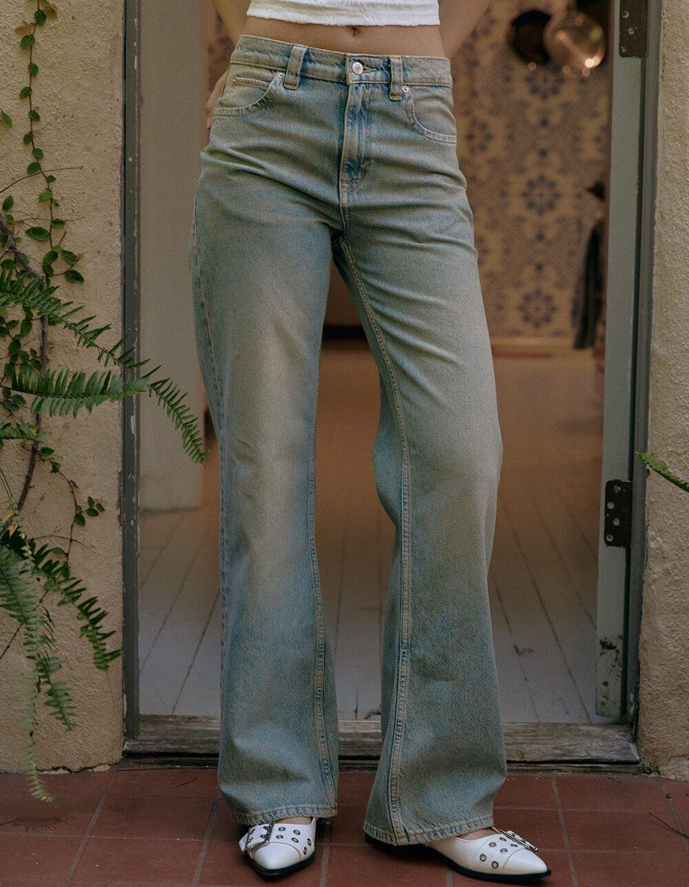 FREE PEOPLE Tinsley Womens Baggy High Rise Jeans - LIGHT WASH Product Image