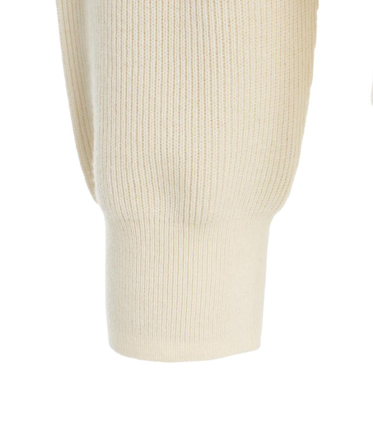 Knit sweater with V-neck Product Image