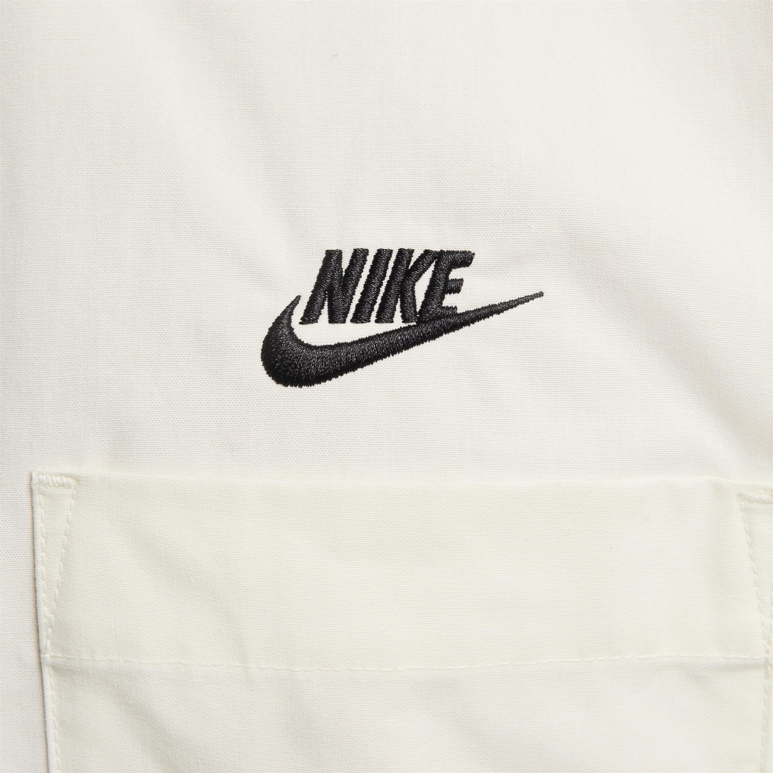 Mens Nike Club Oxford Button-Down Short-Sleeve Shirt Product Image