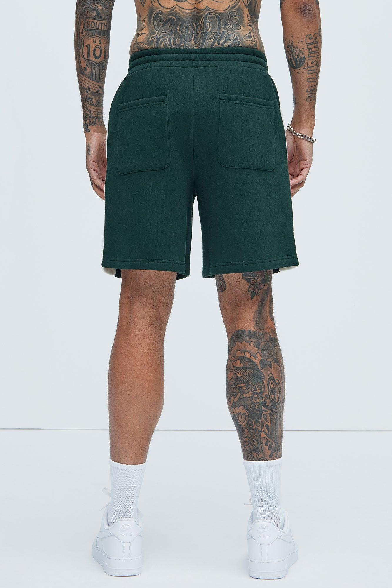 Tyson Desmond Sweat Shorts - Green/combo Product Image