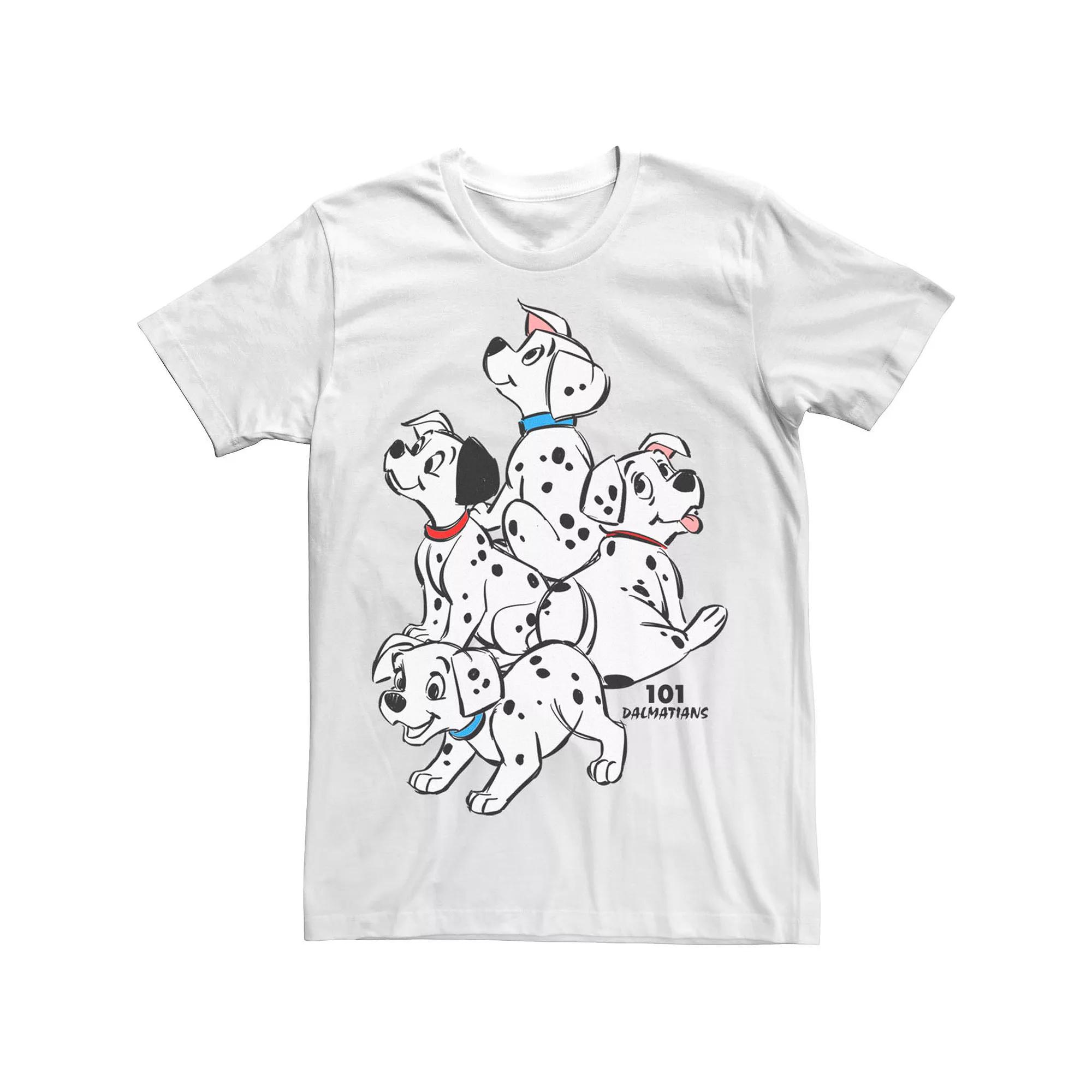 Disney's 101 Dalmatians Group Shot Puppies Men's Tee,  Product Image