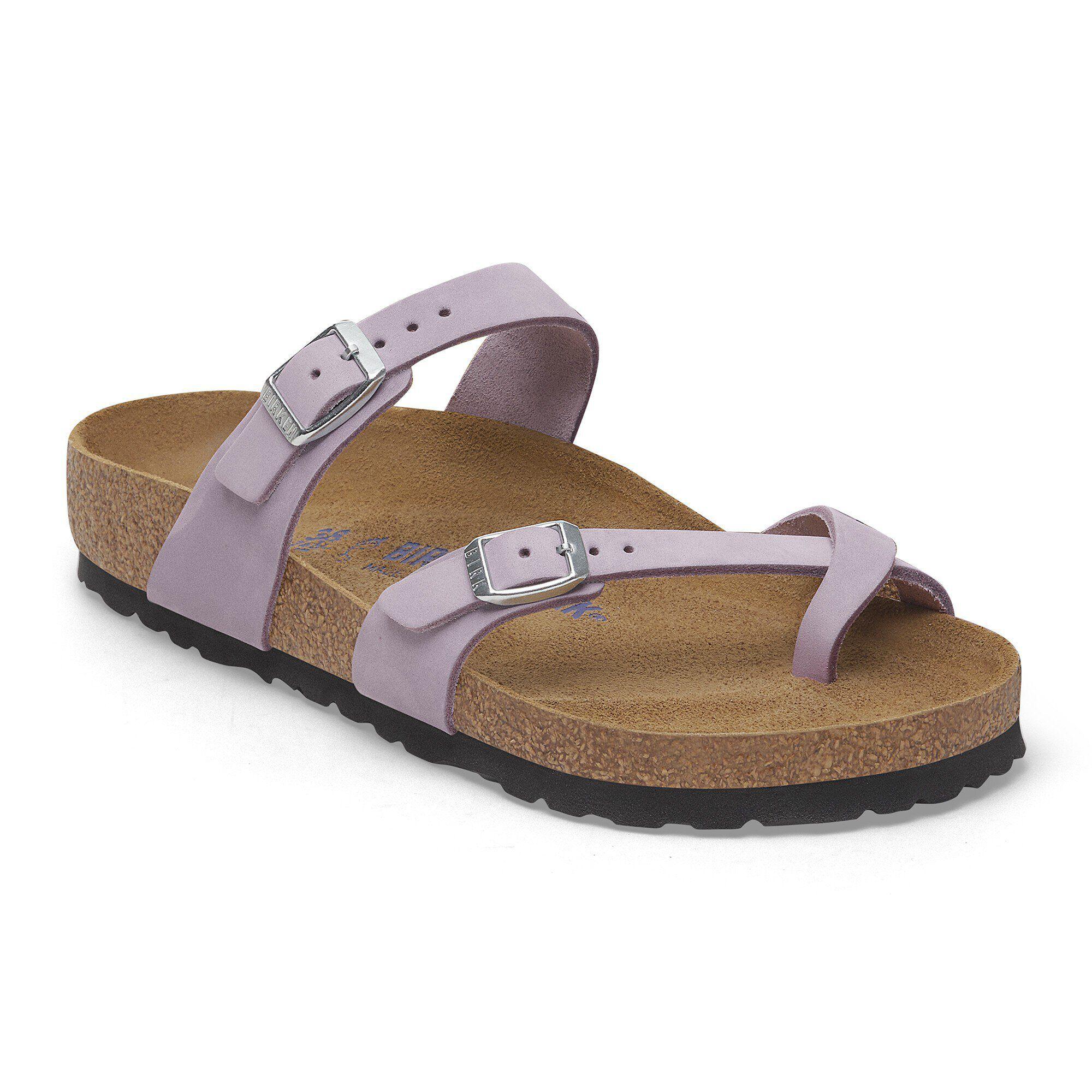 Mayari Soft Footbed Nubuck Leather Purple Fog Product Image
