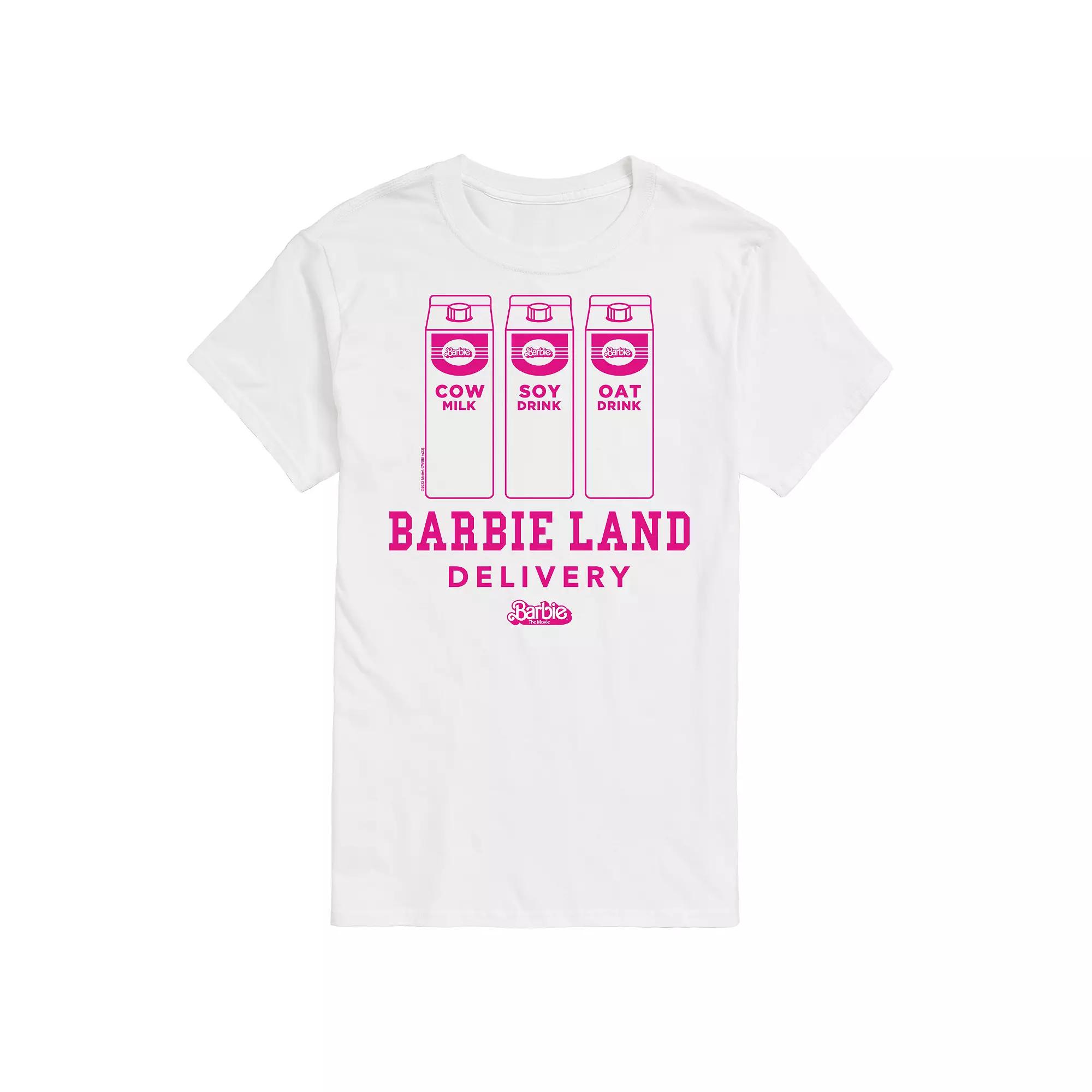 Big & Tall Barbie™ The Movie Barbie Land Delivery Graphic Tee, Men's,  Product Image