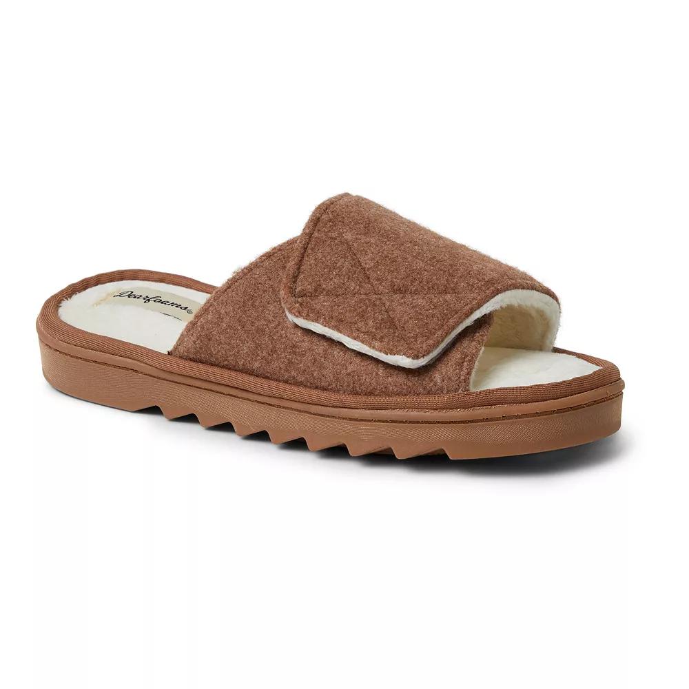 Dearfoams Norma Wool Blend Women's Slide Slippers,  Product Image