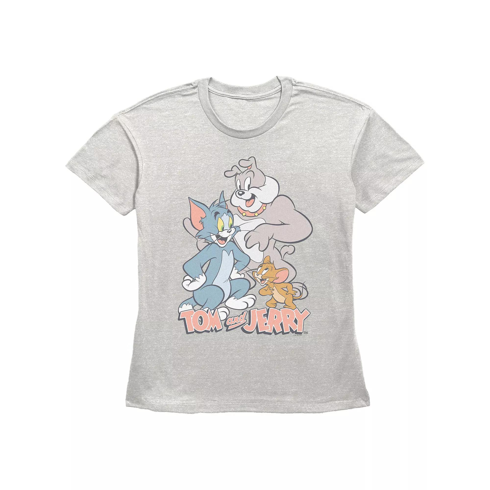 Women's Tom & Jerry Happy Pals Poster Graphic Tee,  Product Image