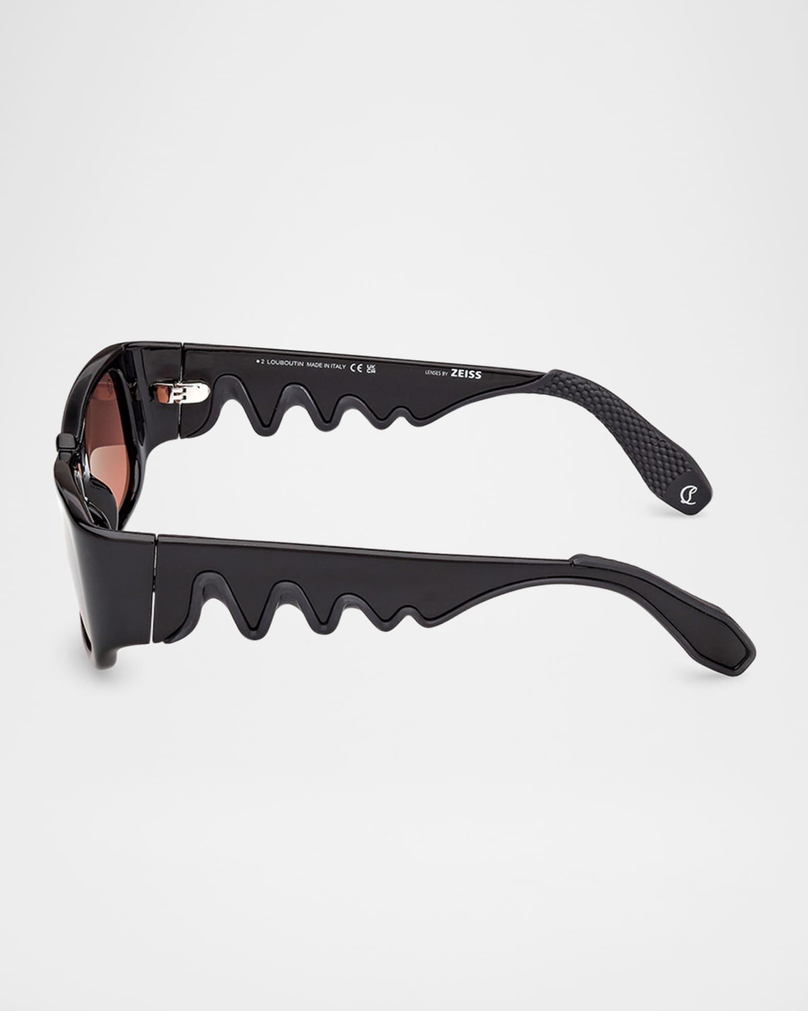Men's LB0017M Acetate Rectangle Sunglasses Product Image