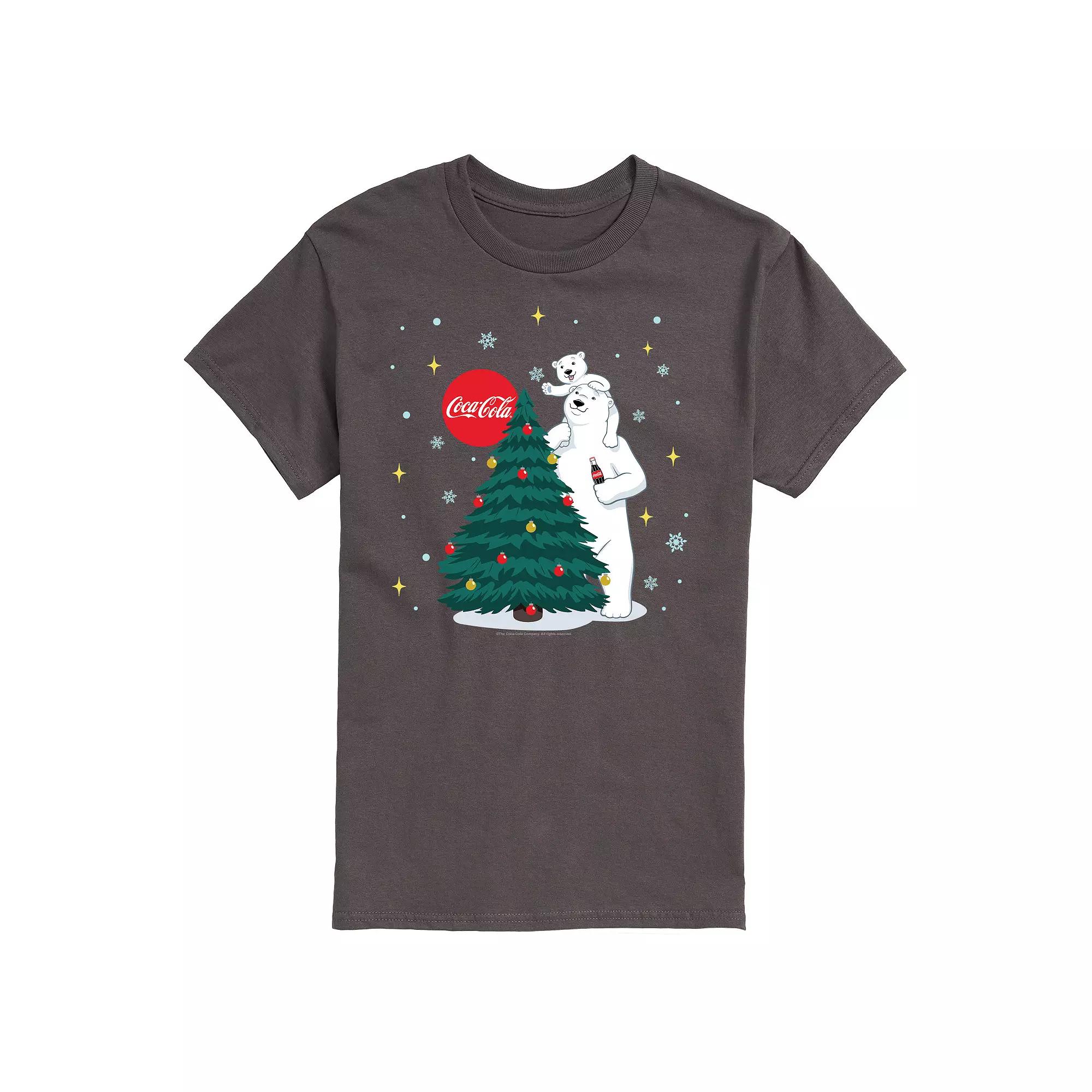 Men's CocaCola Christmas Tree Tee,  Product Image