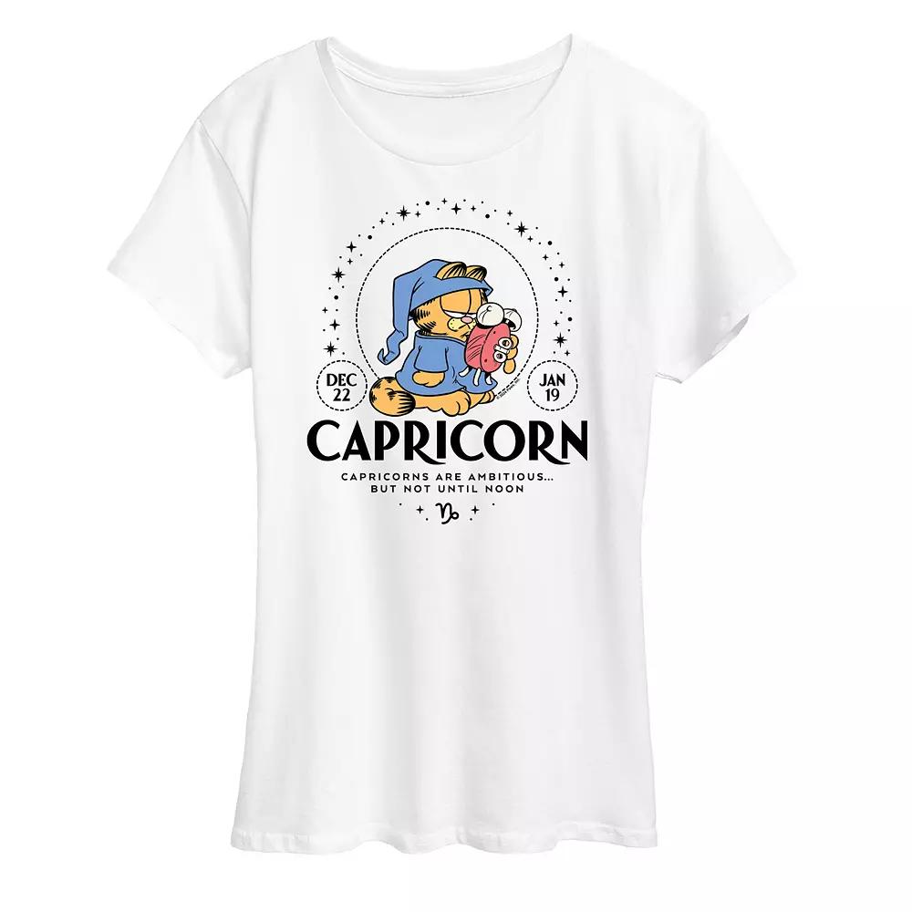 Plus Garfield Capricorn Graphic Tee, Women's,  Product Image