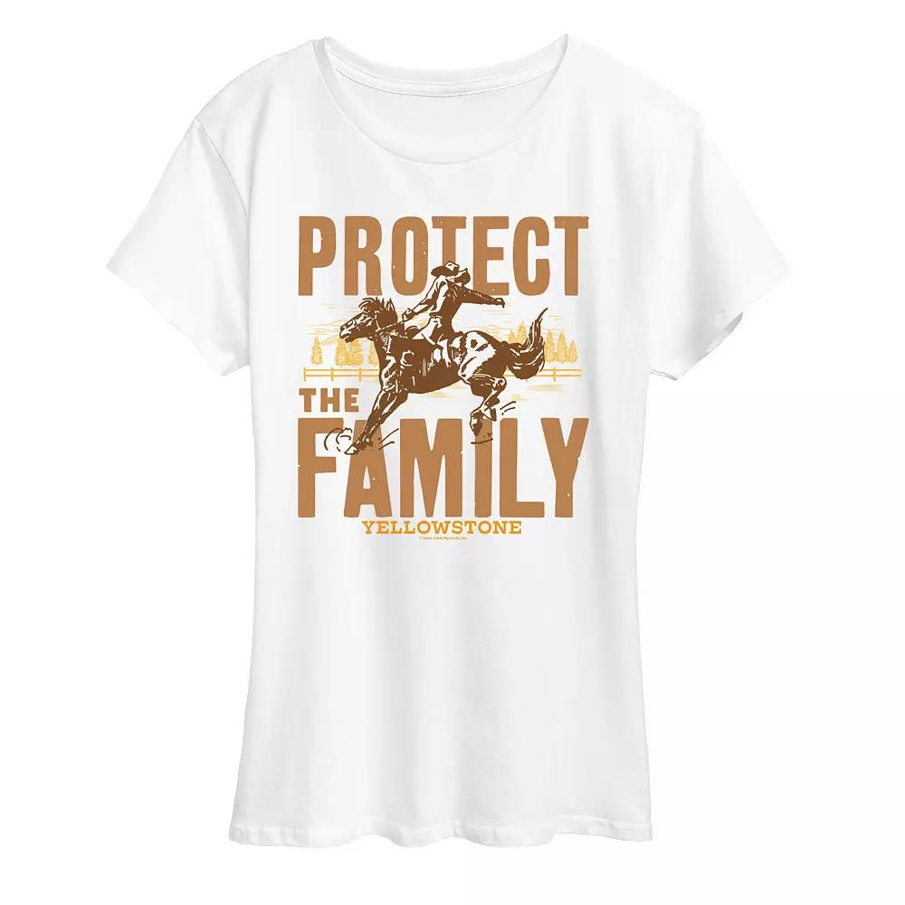 Women's Yellowstone Protect The Family Graphic Tee,  Product Image
