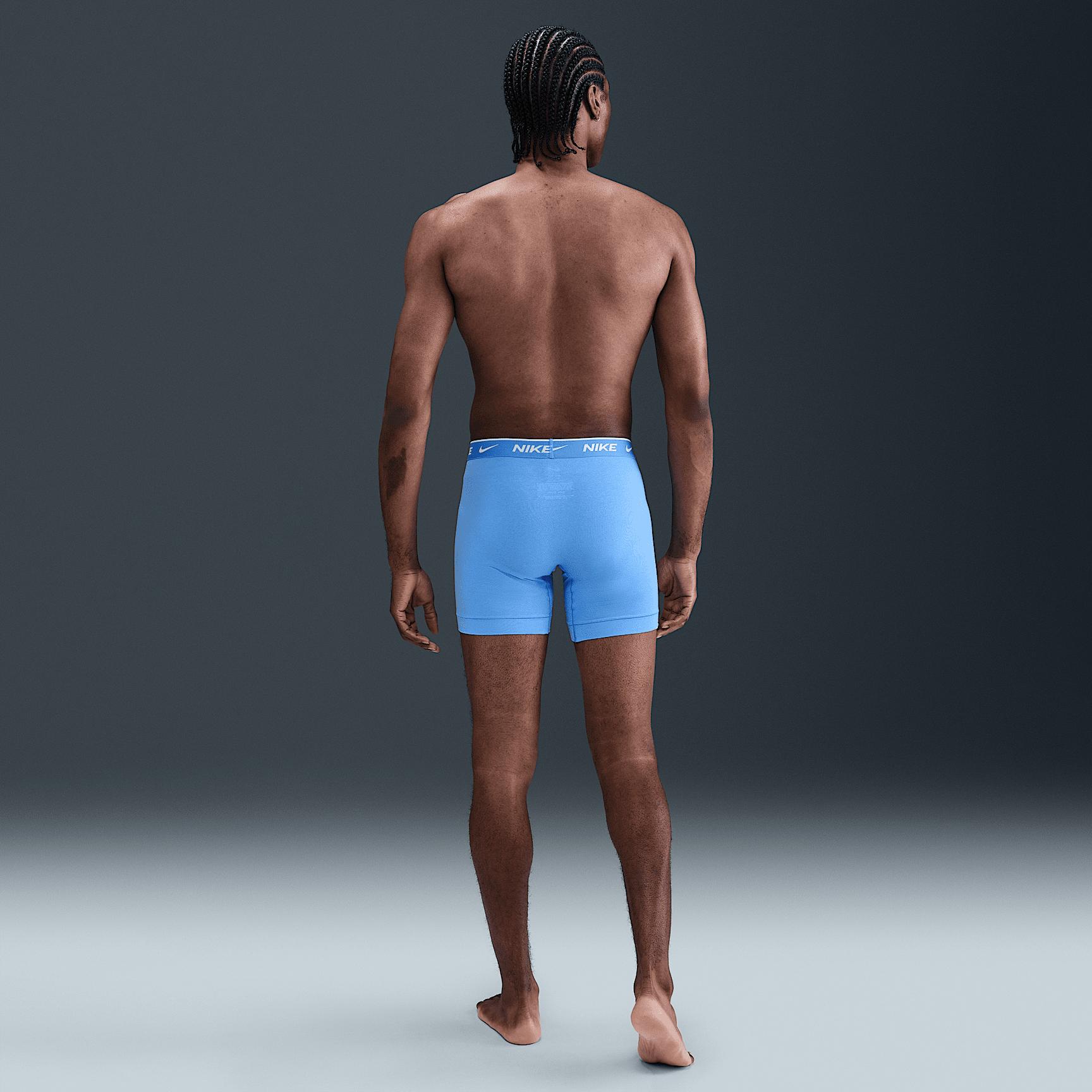 Nike Mens Dri-FIT Essential Cotton Stretch Boxer Briefs (3-Pack) | KE1167-467 Product Image