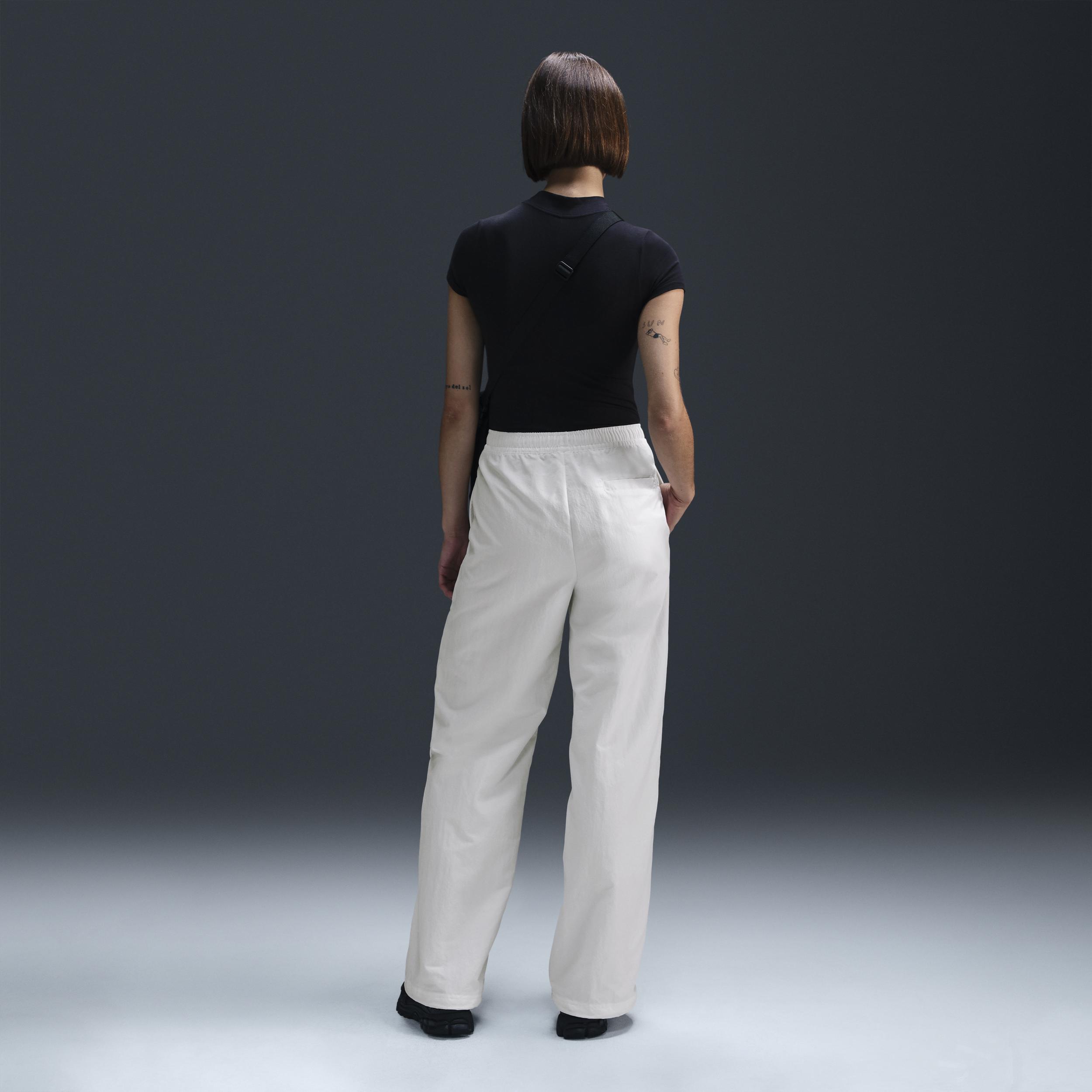 Womens Nike Sportswear Everything Wovens Mid-Rise Open-Hem Pants | FQ3588-338 Product Image