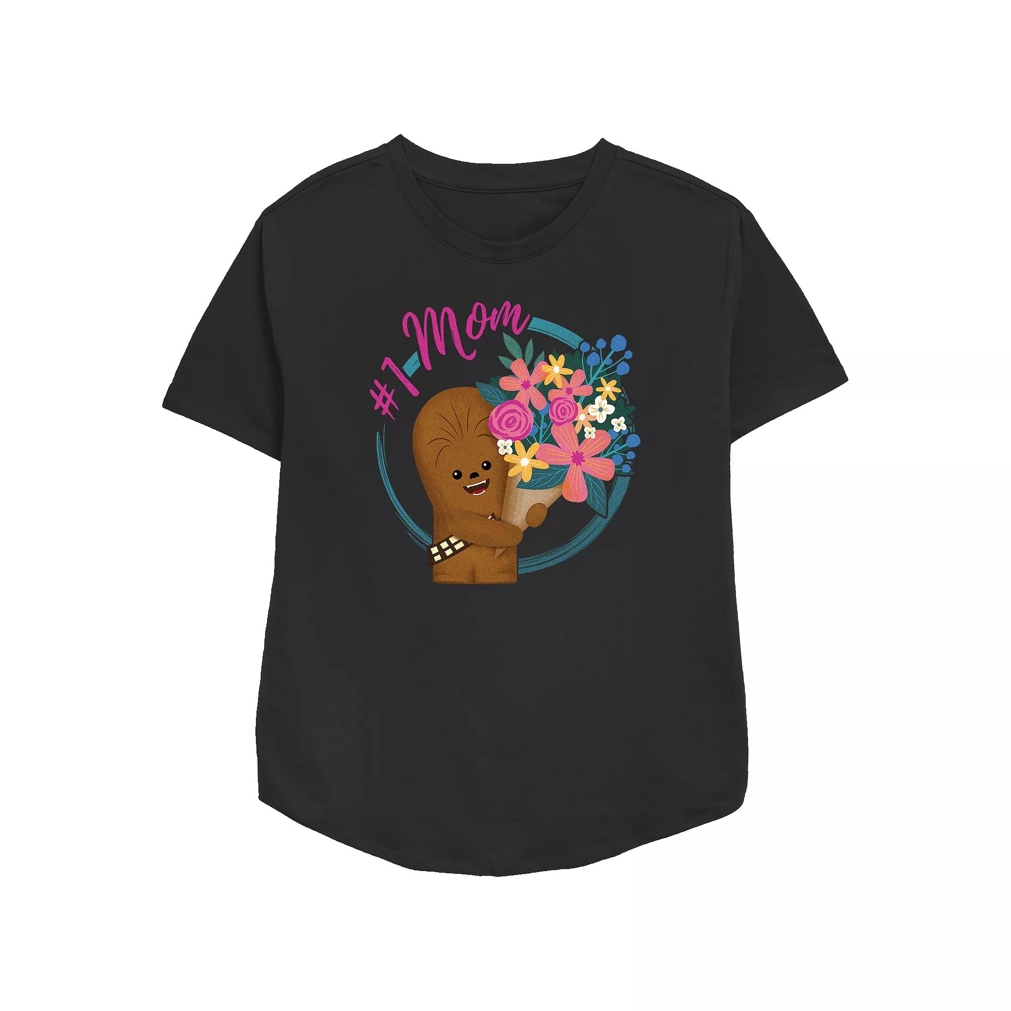 Women's Star Wars #1 Mom Relaxed Fit Graphic Tee,  Product Image