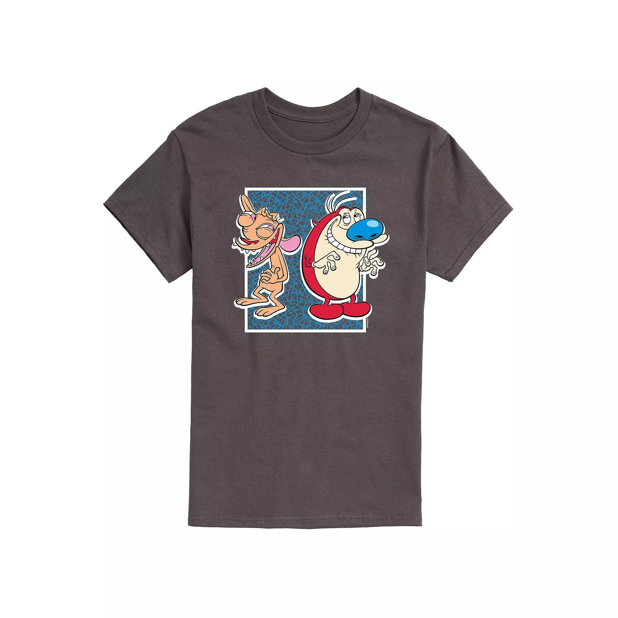 Big & Tall Ren & Stimpy Portrait Graphic Tee, Men's,  Product Image