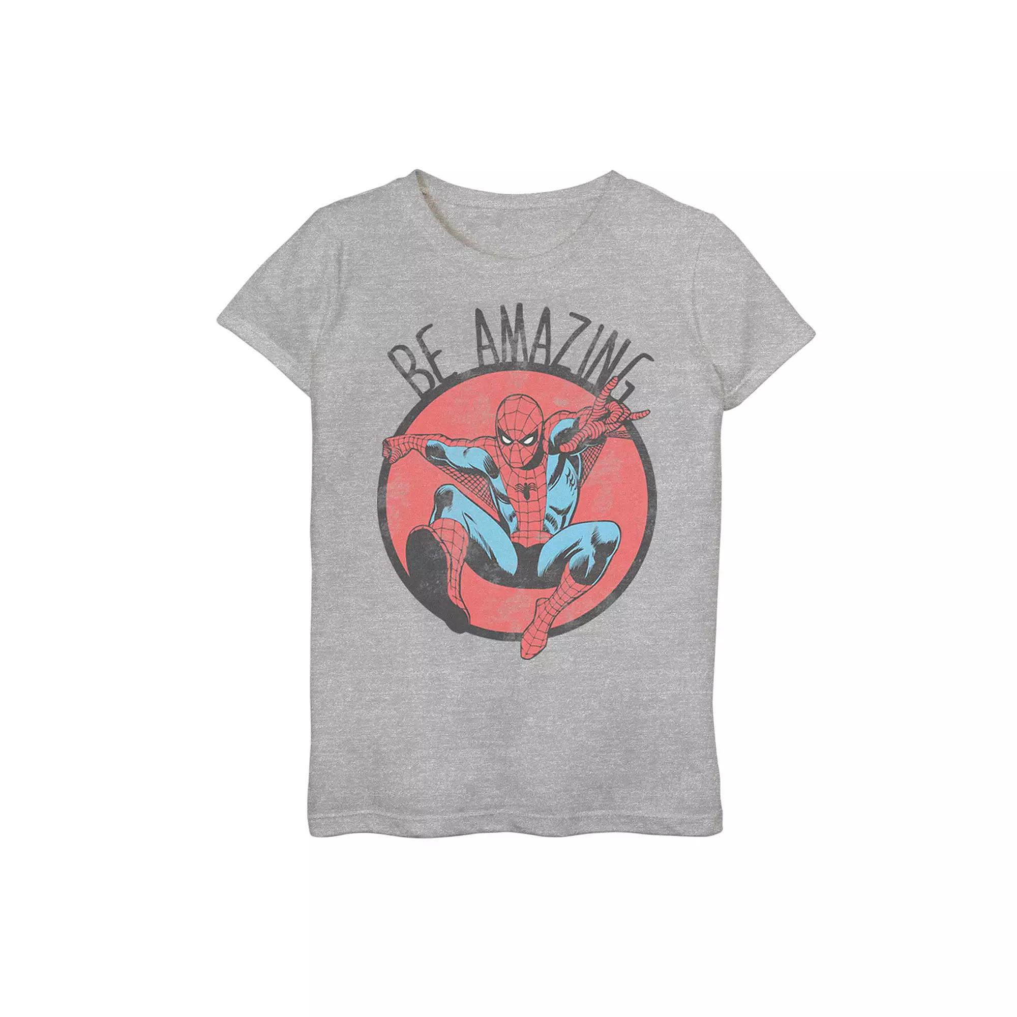 Girls 7-16 Marvel Spider-Man "Be Amazing" Graphic Tee, Girl's,  Product Image