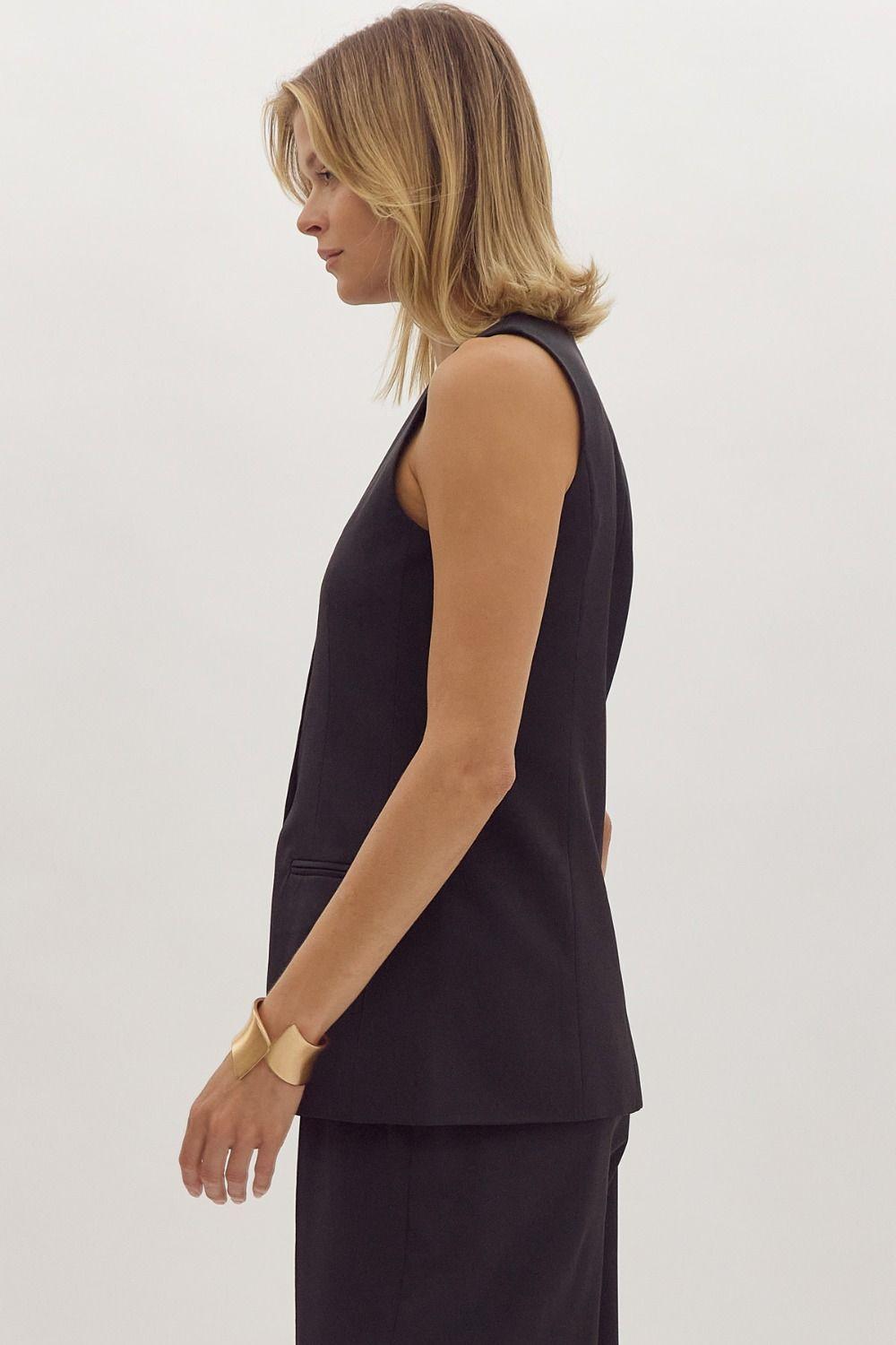 She's Chic Trendy Vest Product Image