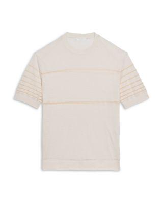 Sheer Striped Short Sleeve Tee Product Image
