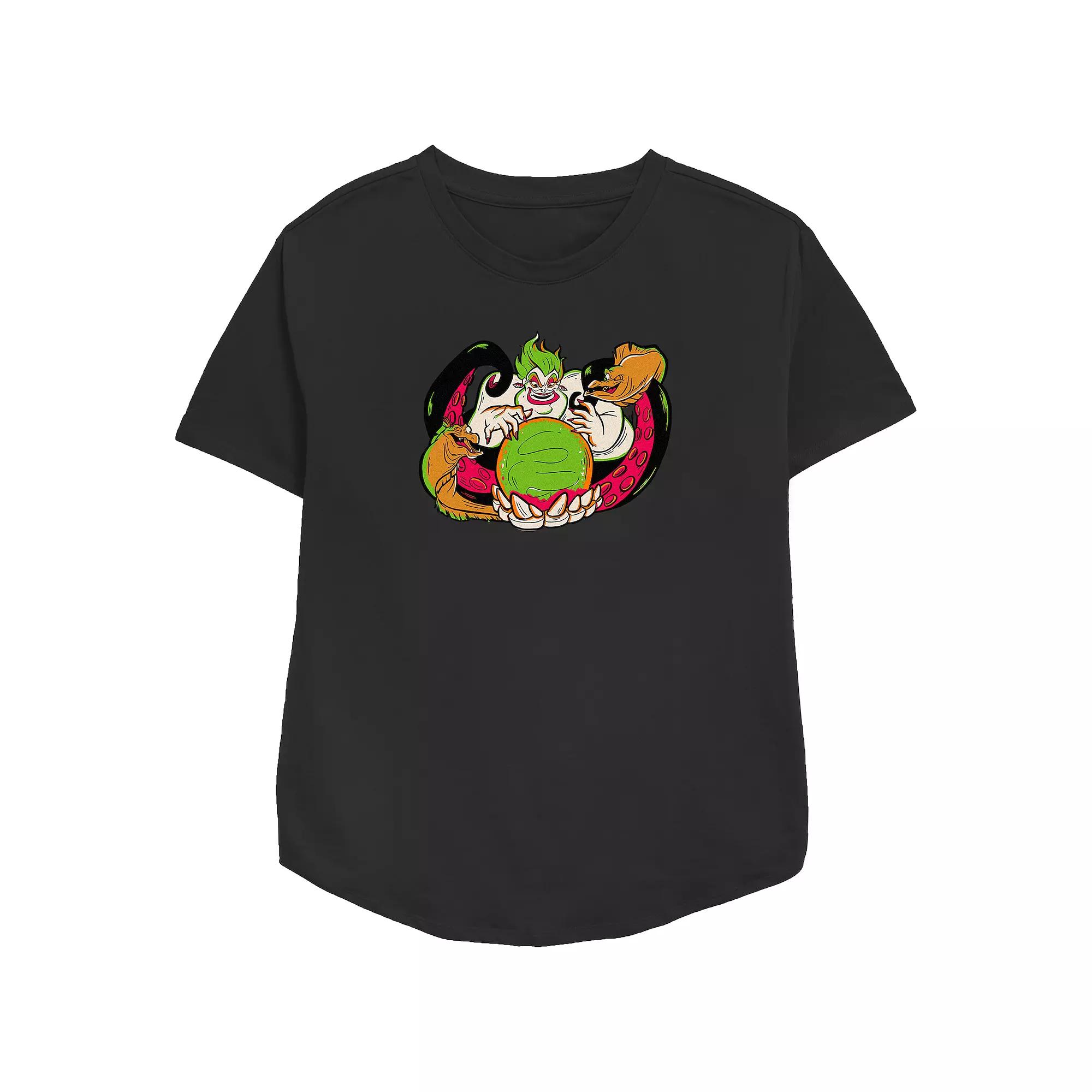 Disney Villain The Little Mermaid Ursula Sea Witch Women's Relaxed Fit Graphic Tee,  Product Image