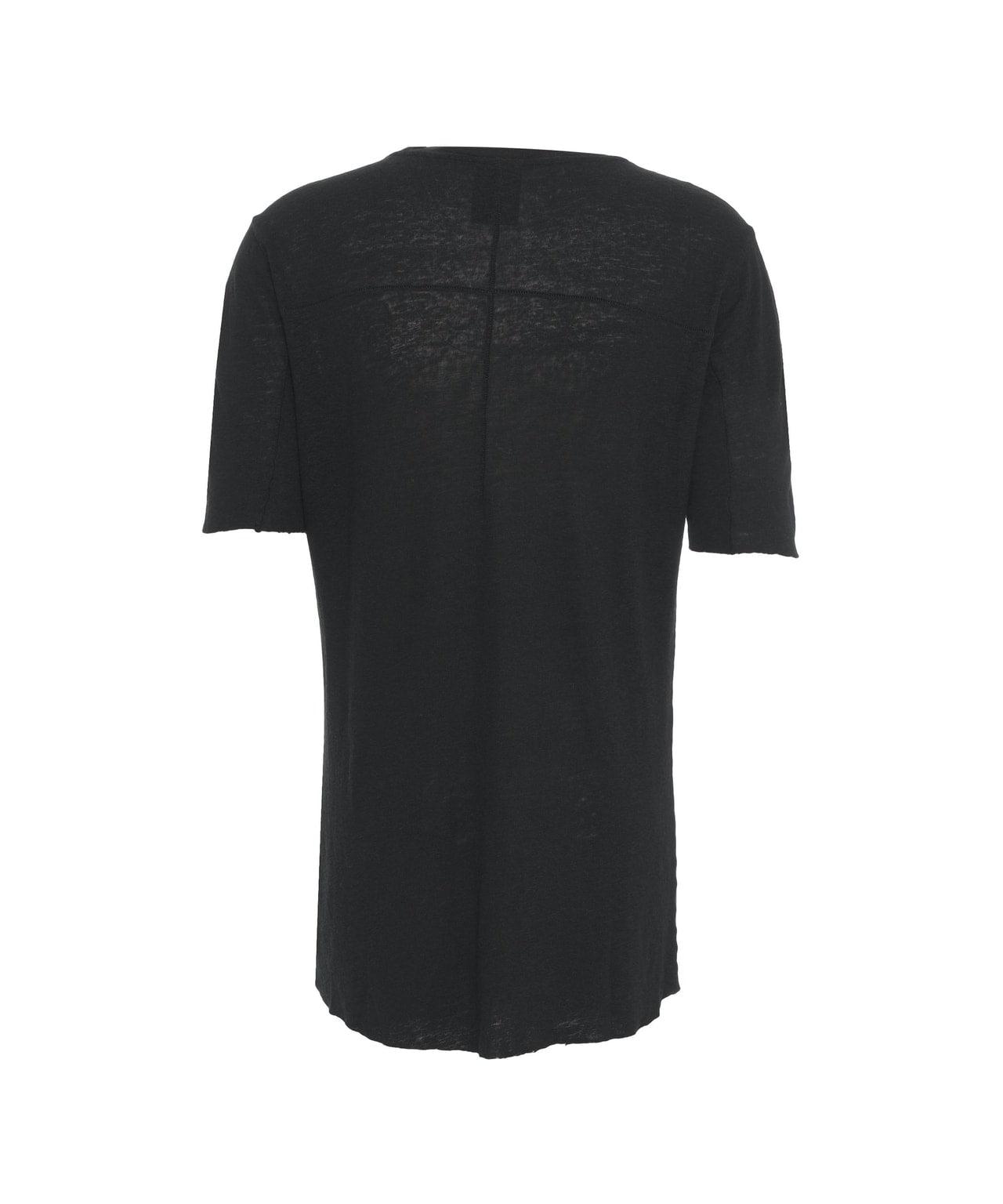 T-shirt in linen blend Product Image