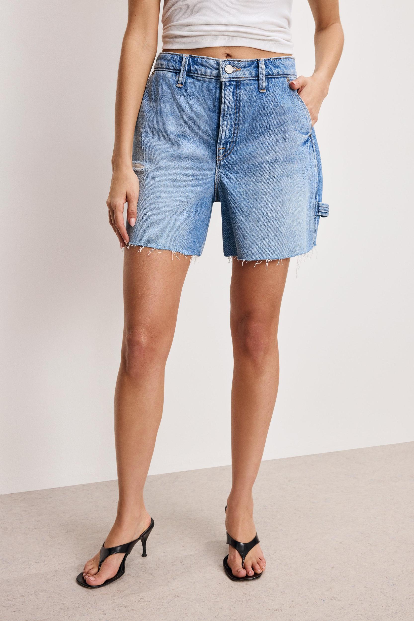 CARPENTER LONG SHORTS | INDIGO880 Product Image