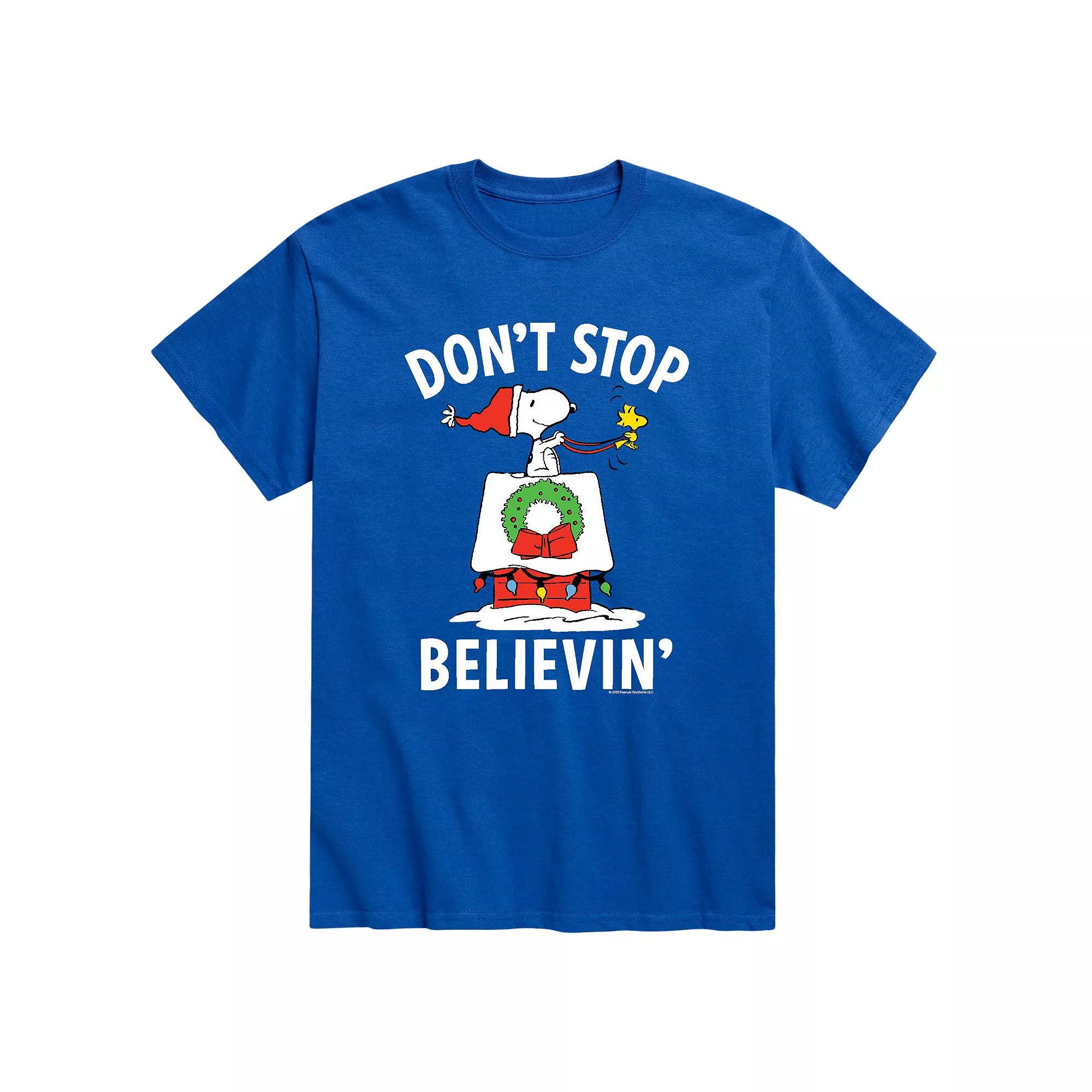 Men's Peanuts Believin Tee,  Product Image