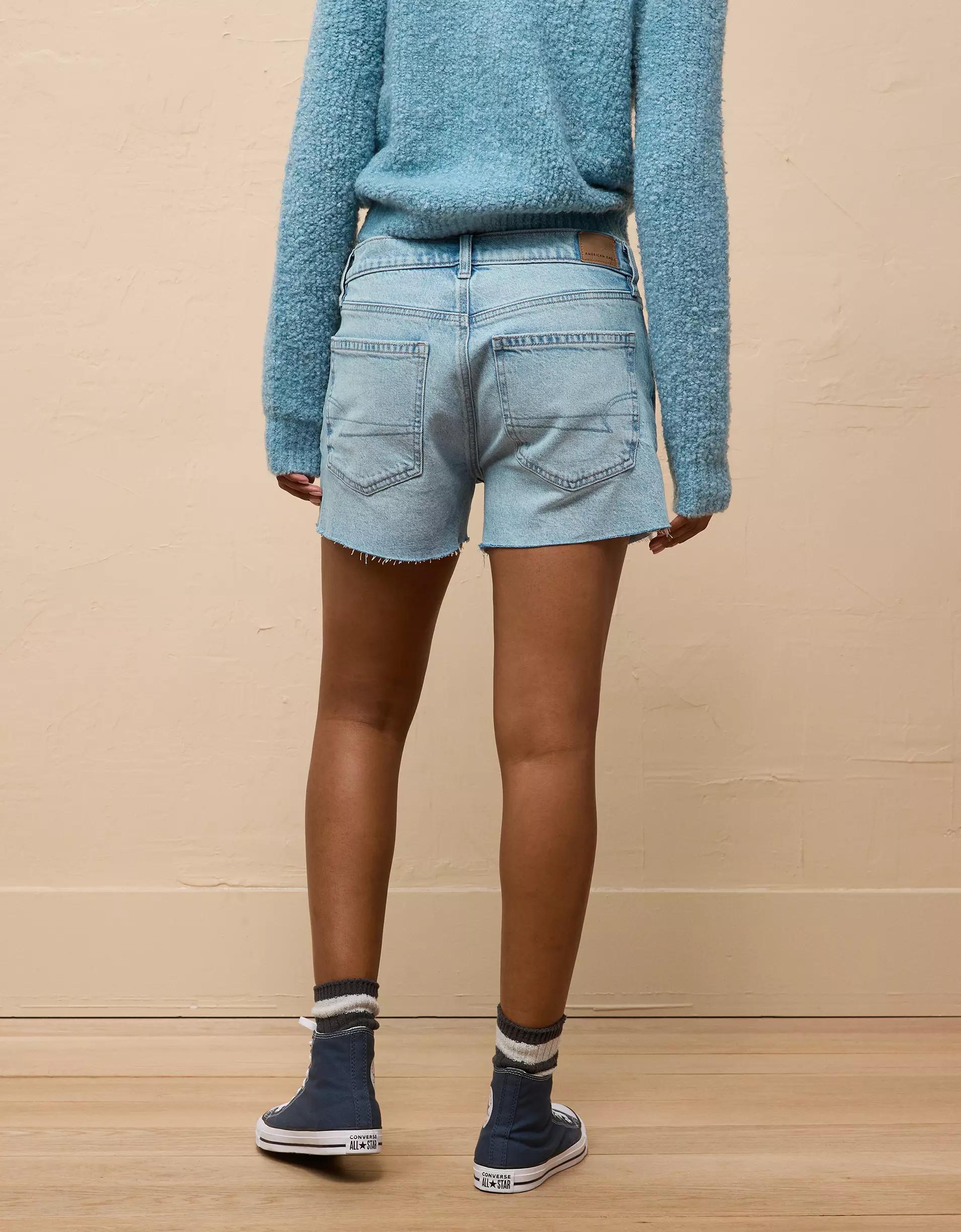 AE Stretch Low-Rise Ex-Boyfriend Denim Short Product Image