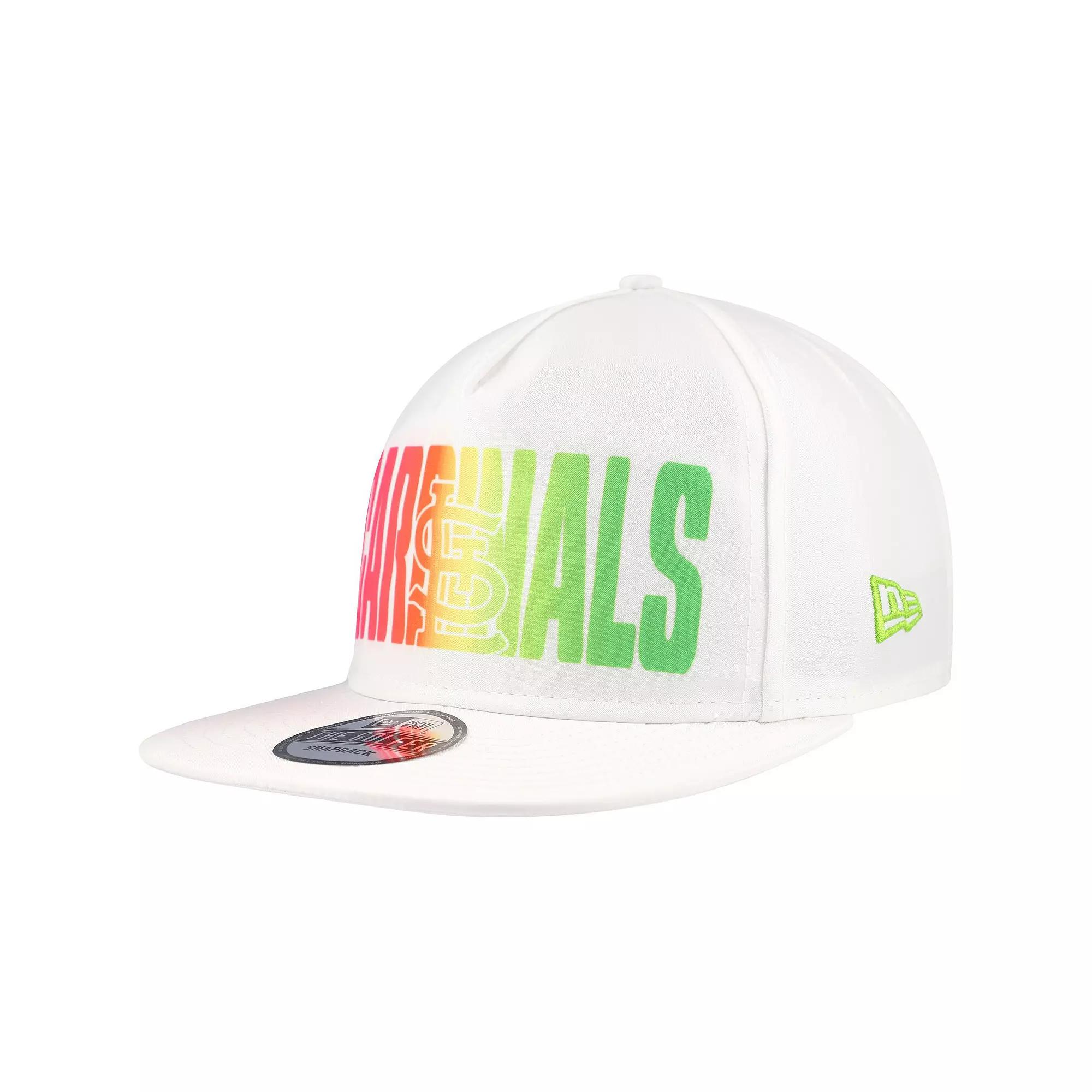 Men's New Era White St. Louis Cardinals Spring Spectrum Golfer Snapback Hat Product Image