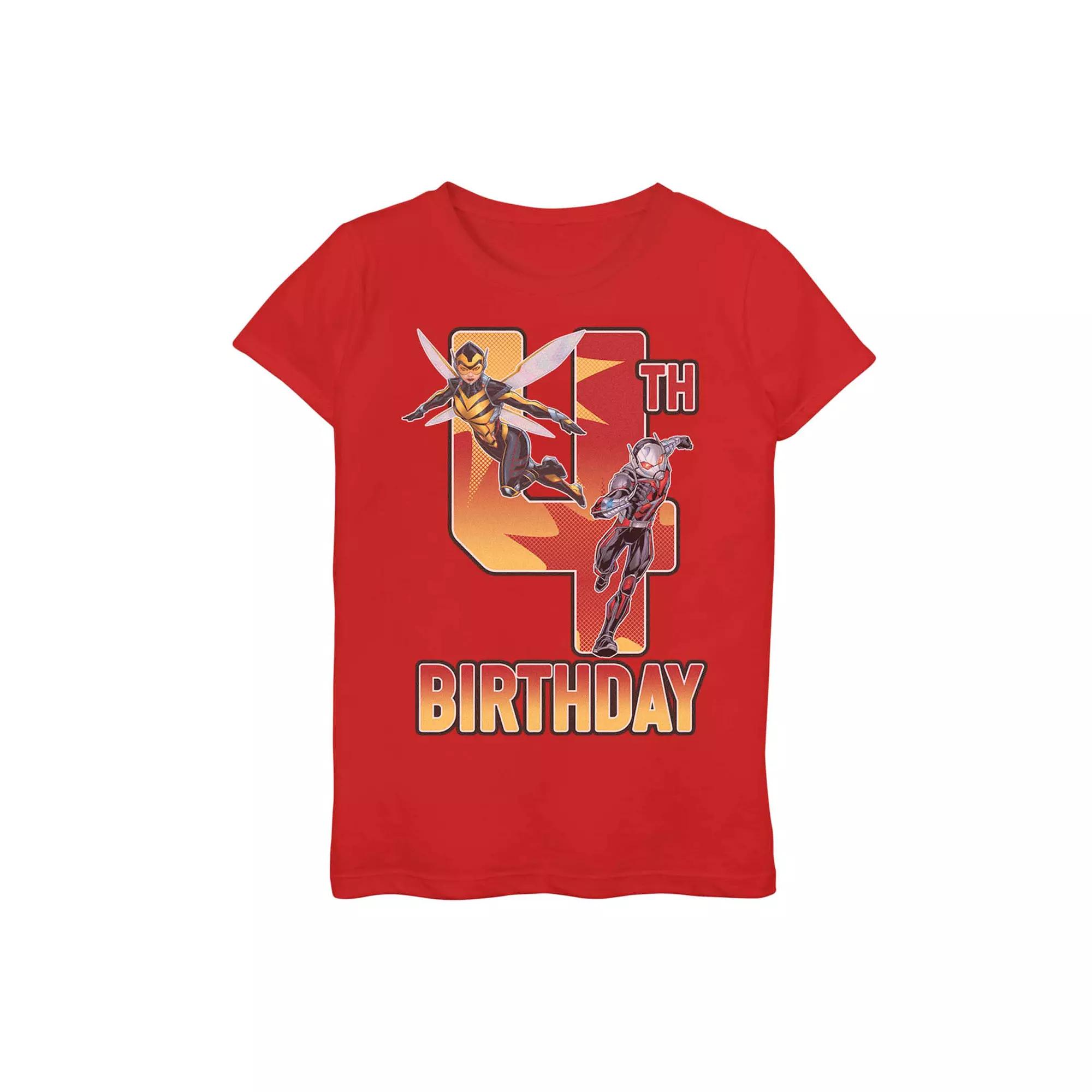Girls 7-16 Marvel Wasp & Ant-Man 4th Birthday Tee, Girl's,  Product Image