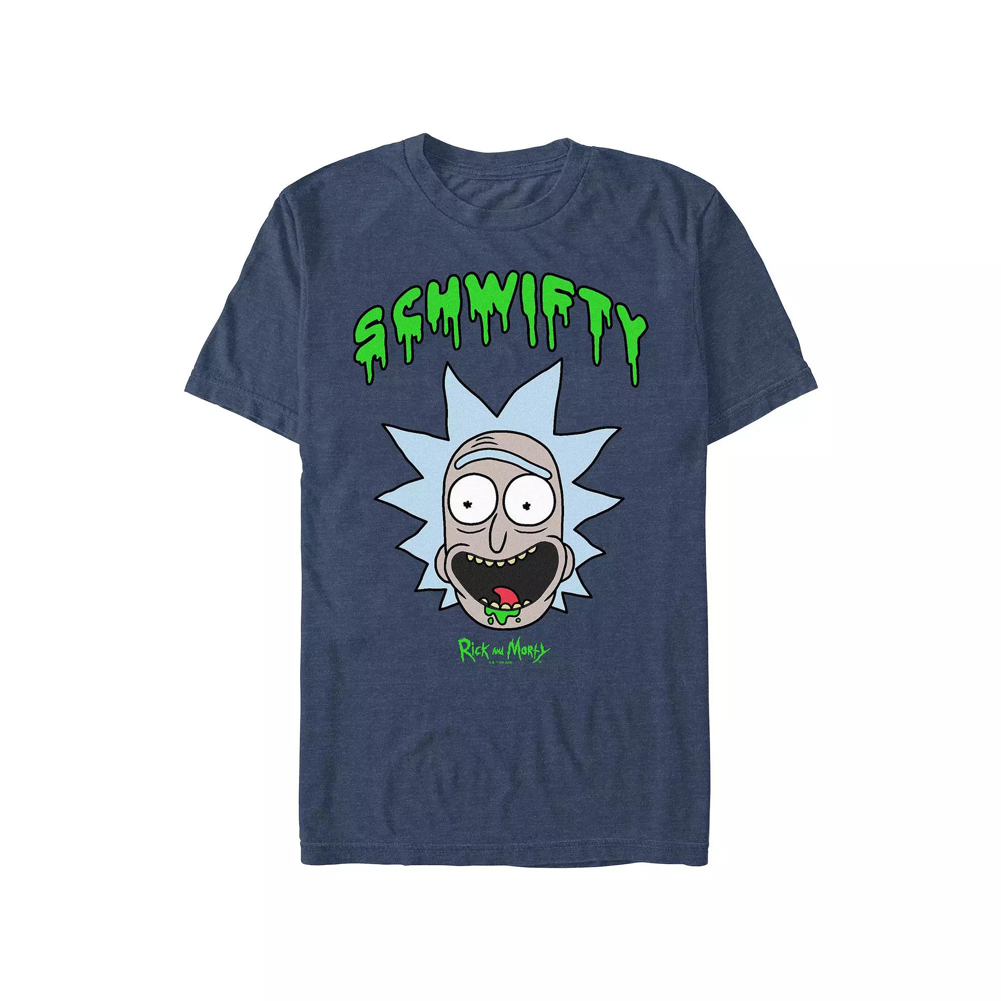 Men's Rick And Morty Schwifty Drippy Graphic Tee,  Product Image