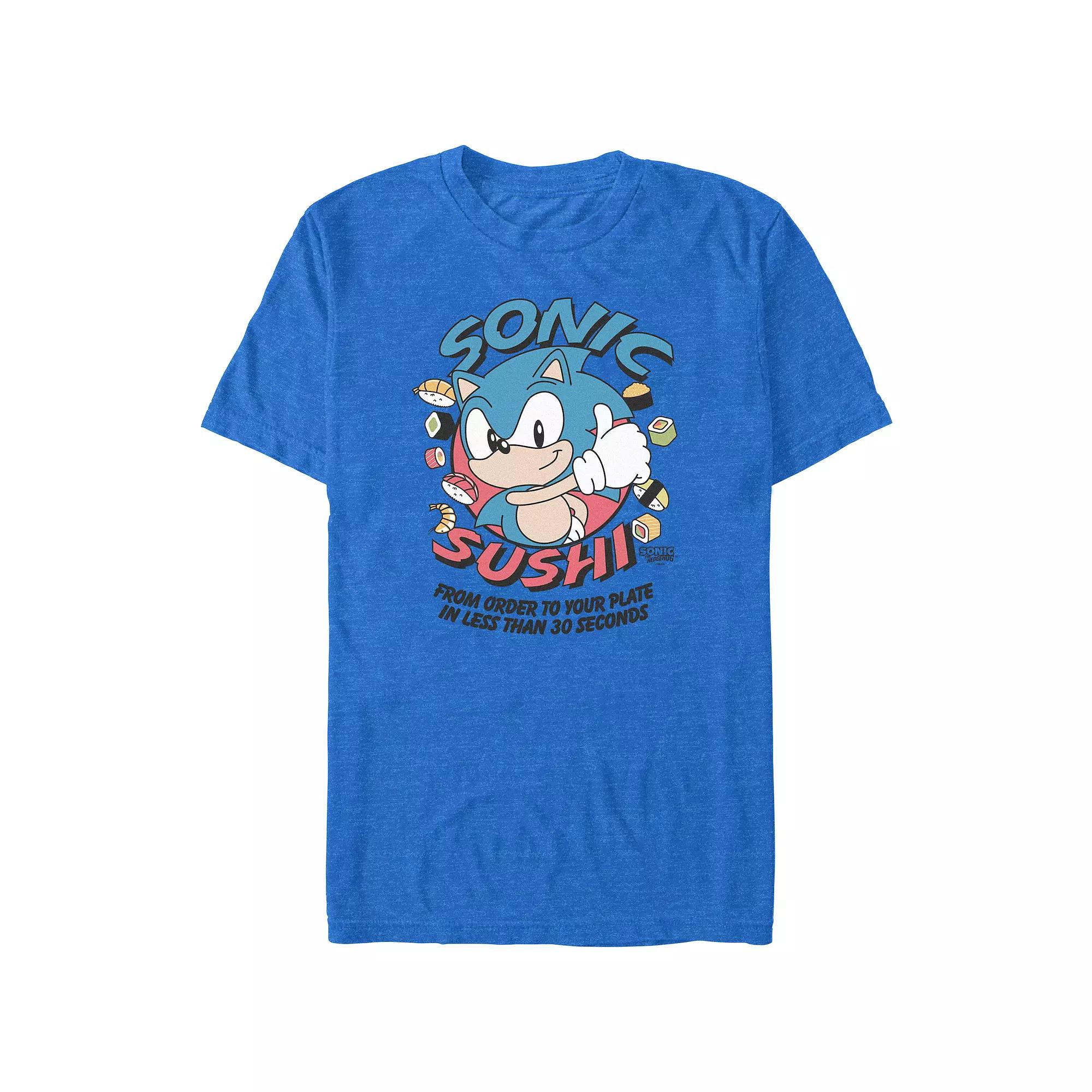 Big & Tall Sonic The Hedgehog Sonic Sushi Graphic Tee, Men's,  Product Image