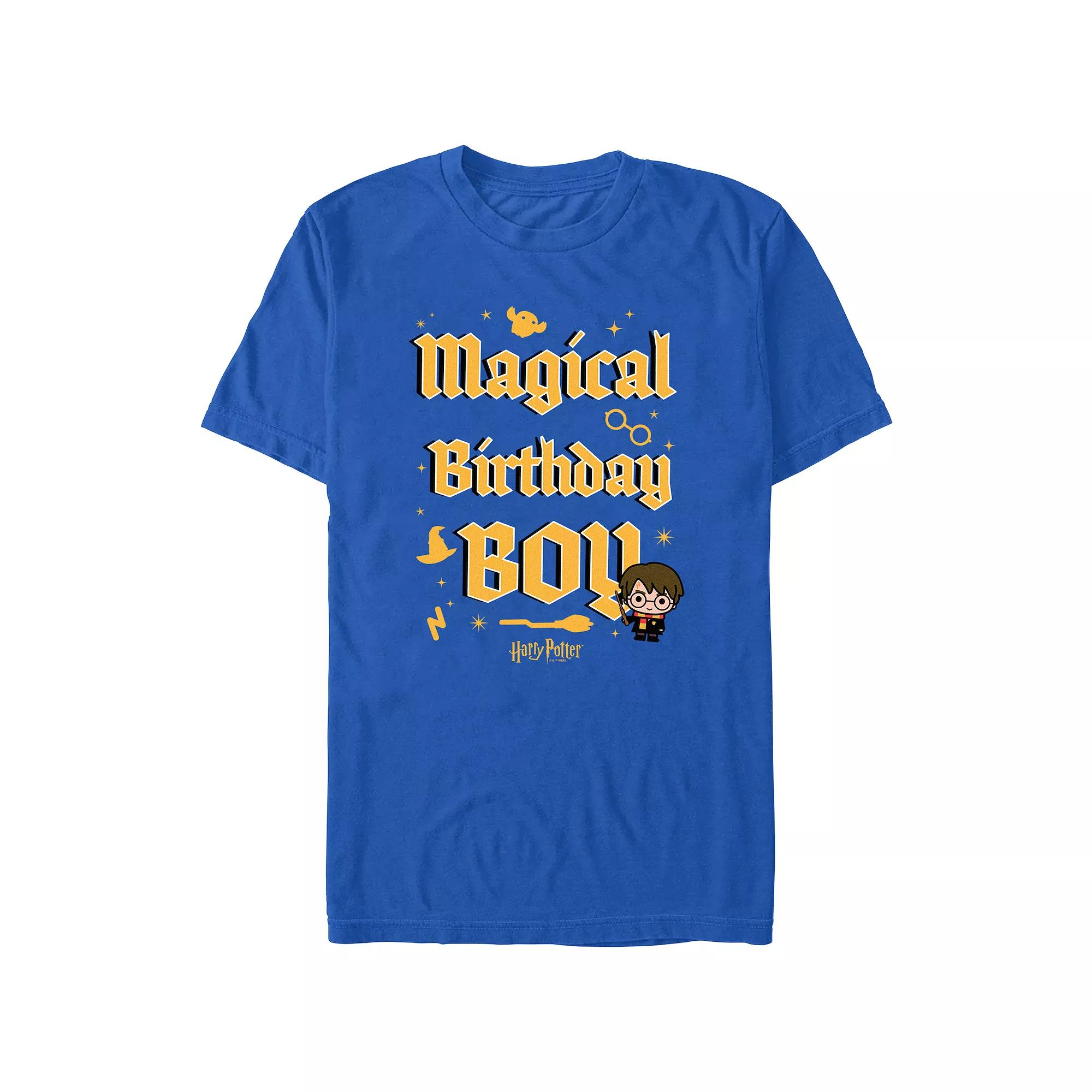 Men's Harry Potter Magical Birthday Boy Graphic Tee,  Product Image