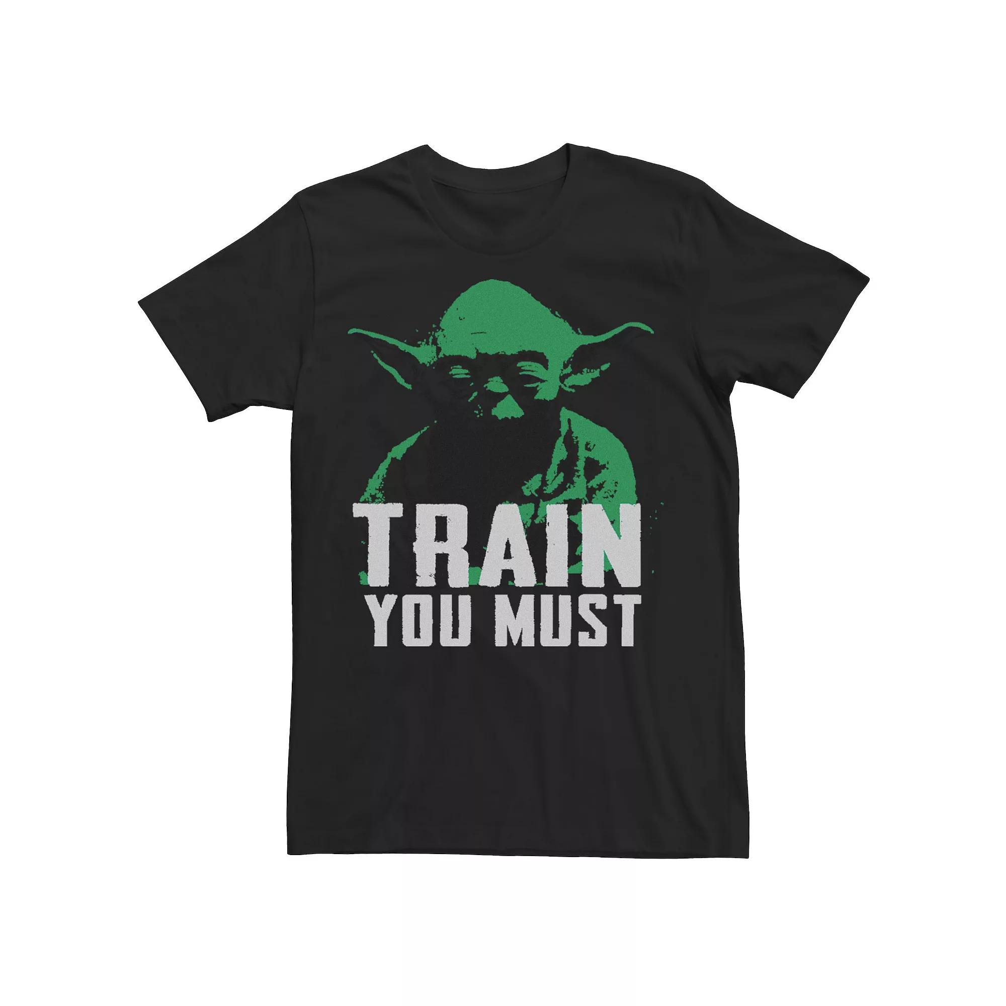 Men's Star Wars Yoda "Train You Must" Graphic Tee,  Product Image