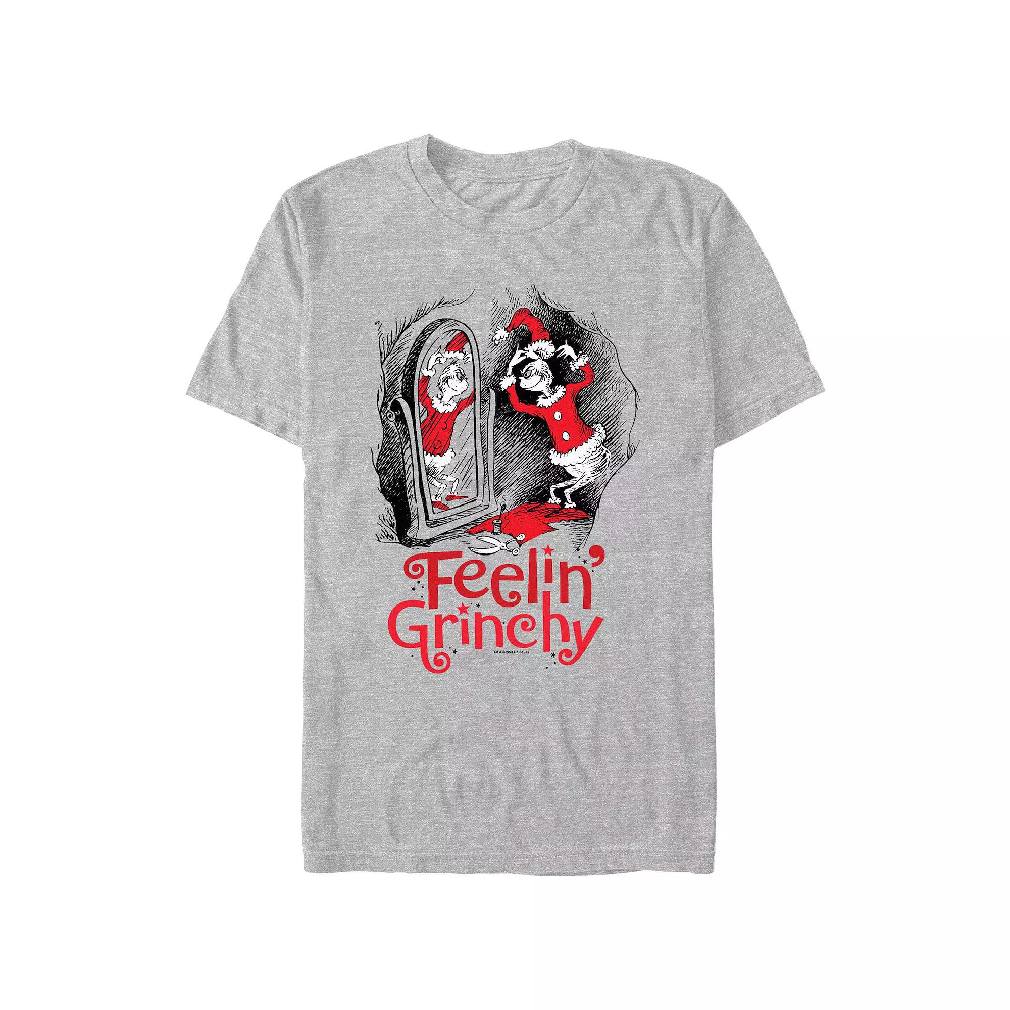 Big & Tall Dr. Seuss Feeling Grinchy Graphic Tee, Men's,  Product Image