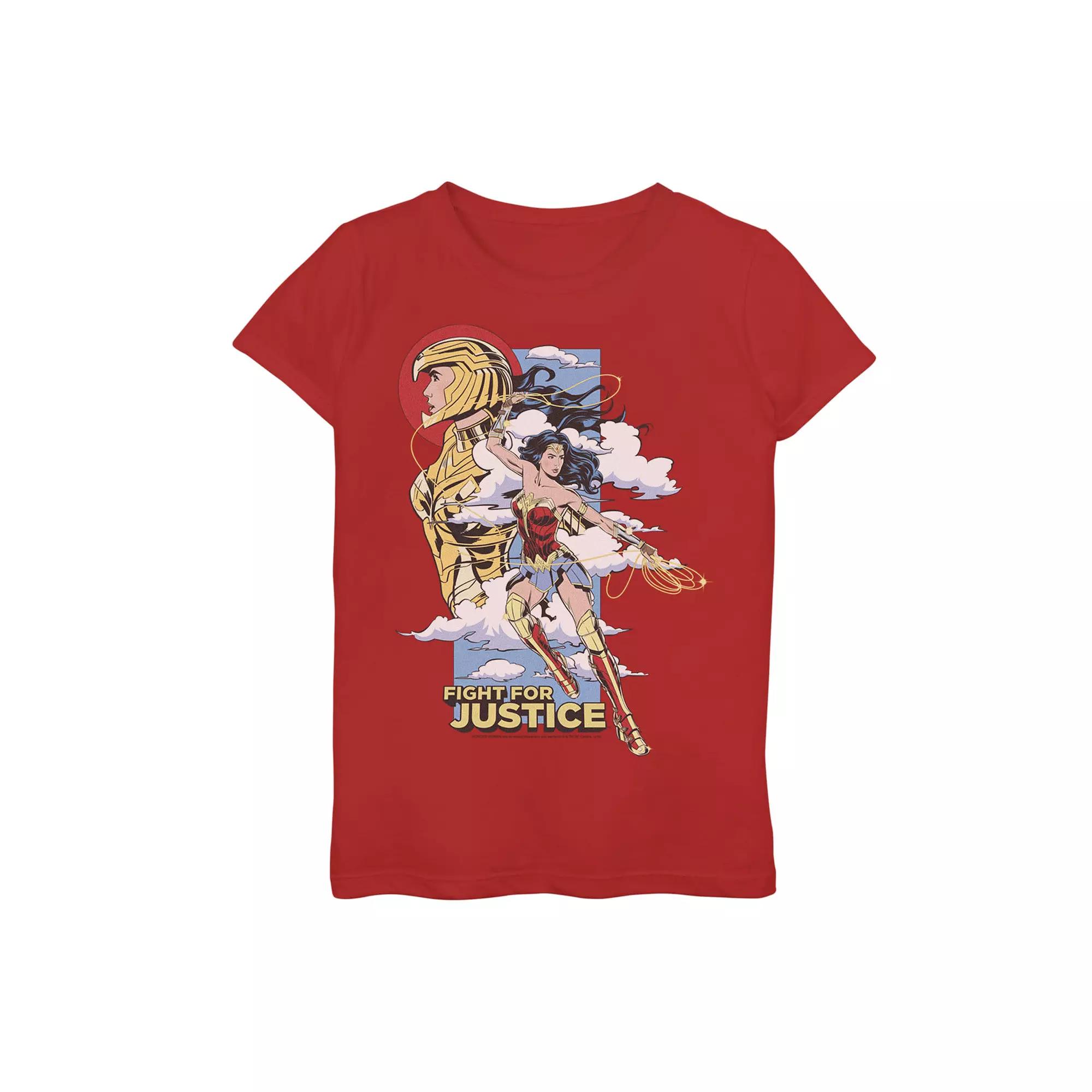 Girls 7-16 DC Comics Wonder Woman 1984 Fight For Justice Portrait Graphic Tee, Girl's,  Product Image