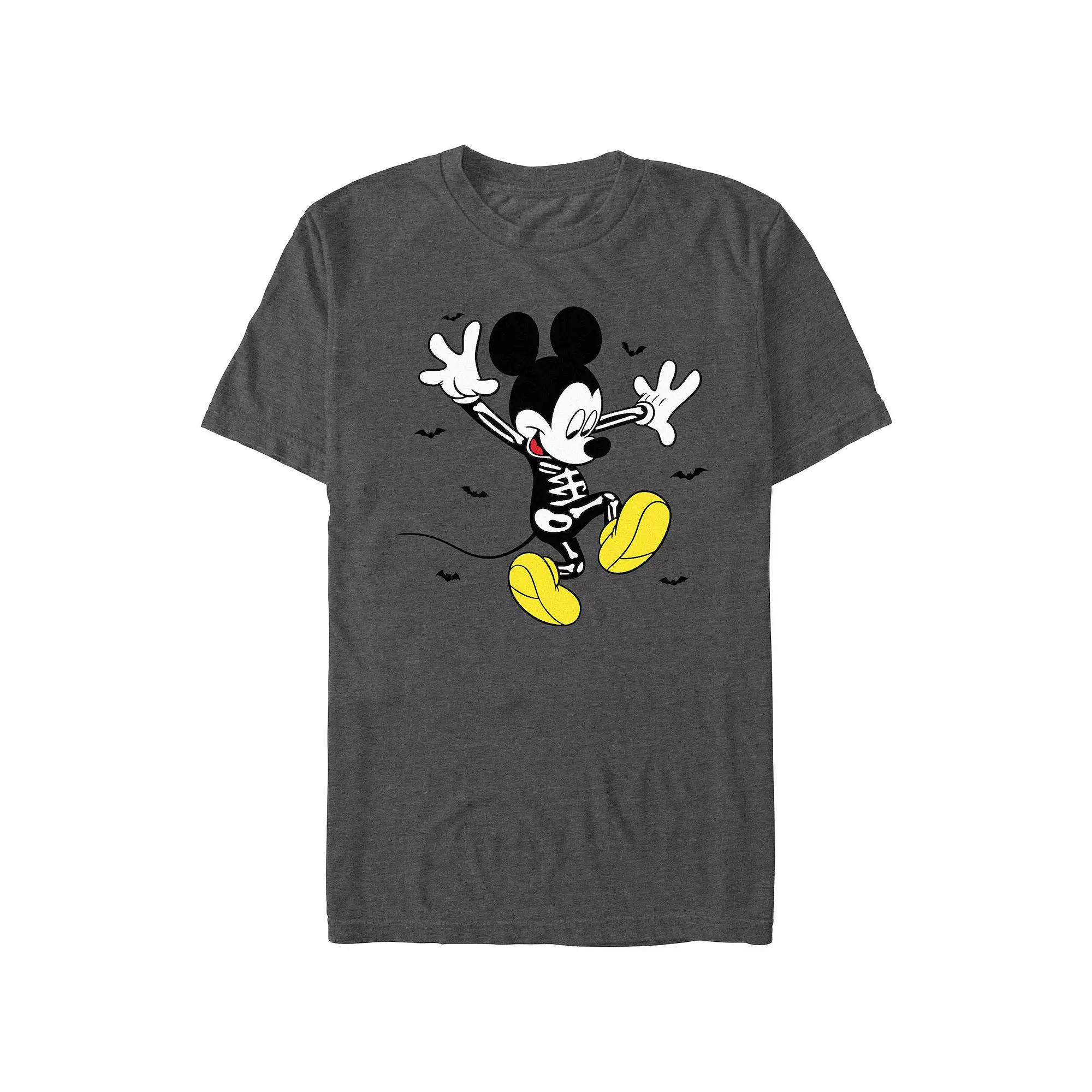 Disney's Mickey Mouse Happy Skeleton Costume Men's Graphic Tee,  Product Image