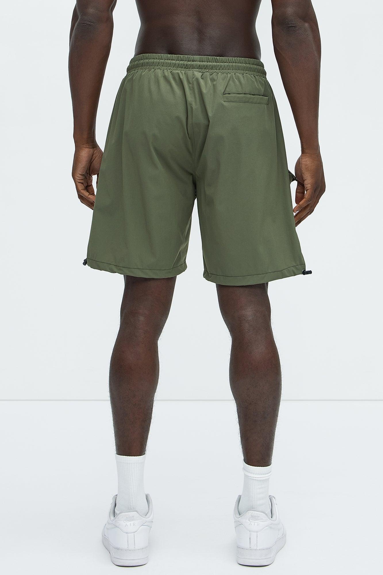 This Way Nylon Utility Short - Tan Product Image