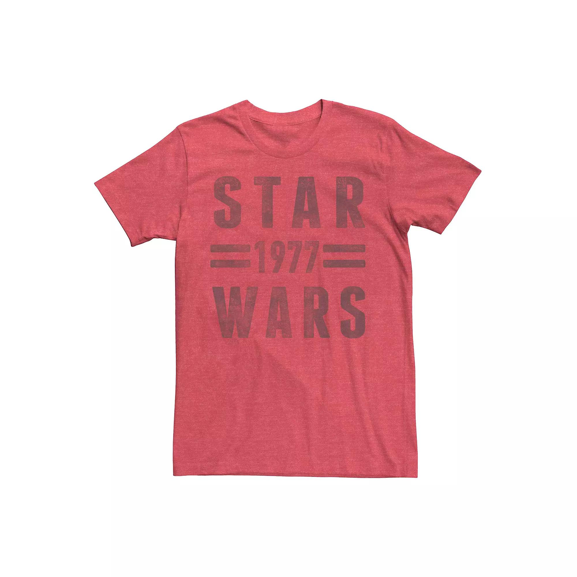 Men's Star Wars Distressed 1977 Logo Graphic Tee,  Product Image